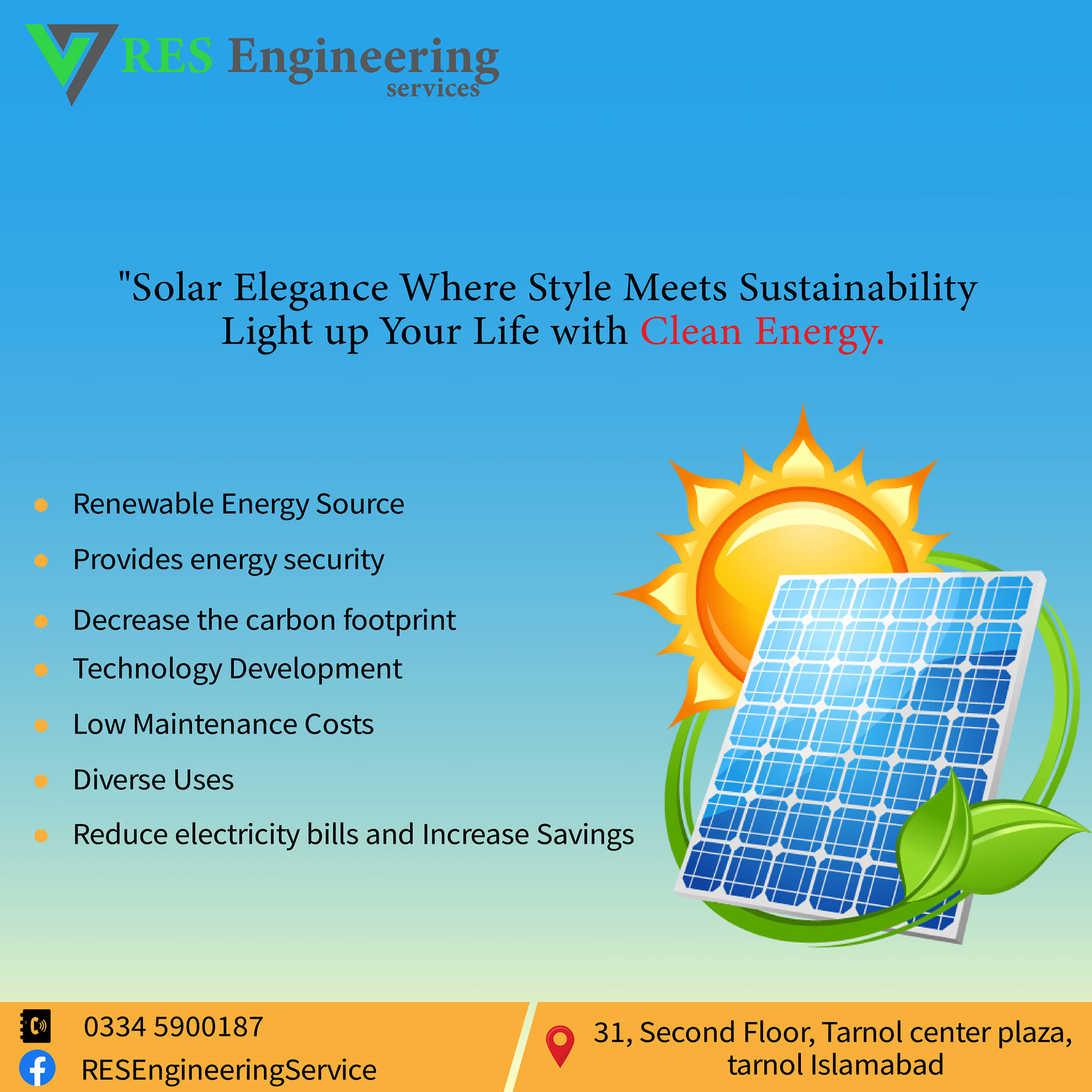 RES Engineering Services | Islamabad