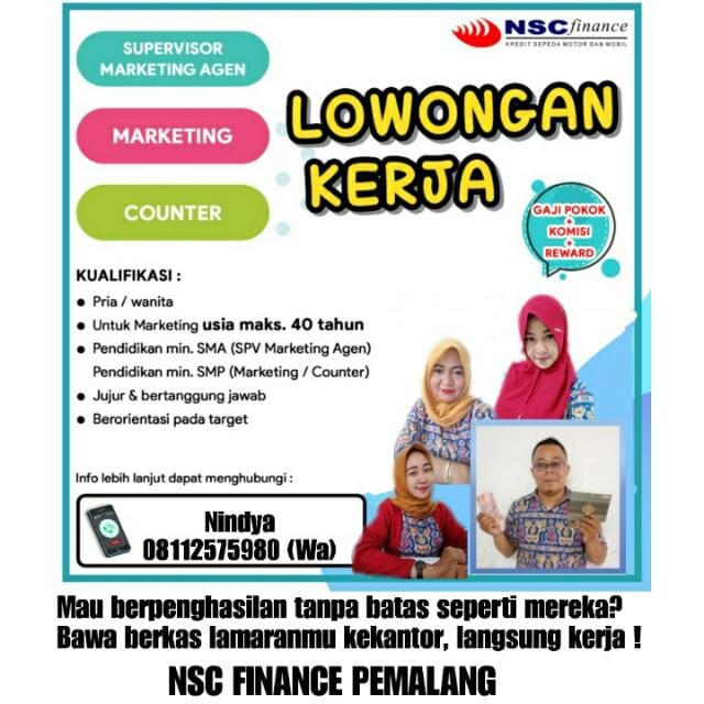Peluang Karir di Semarang: Bergabunglah dengan NSC Finance sebagai Marketing Specialist!