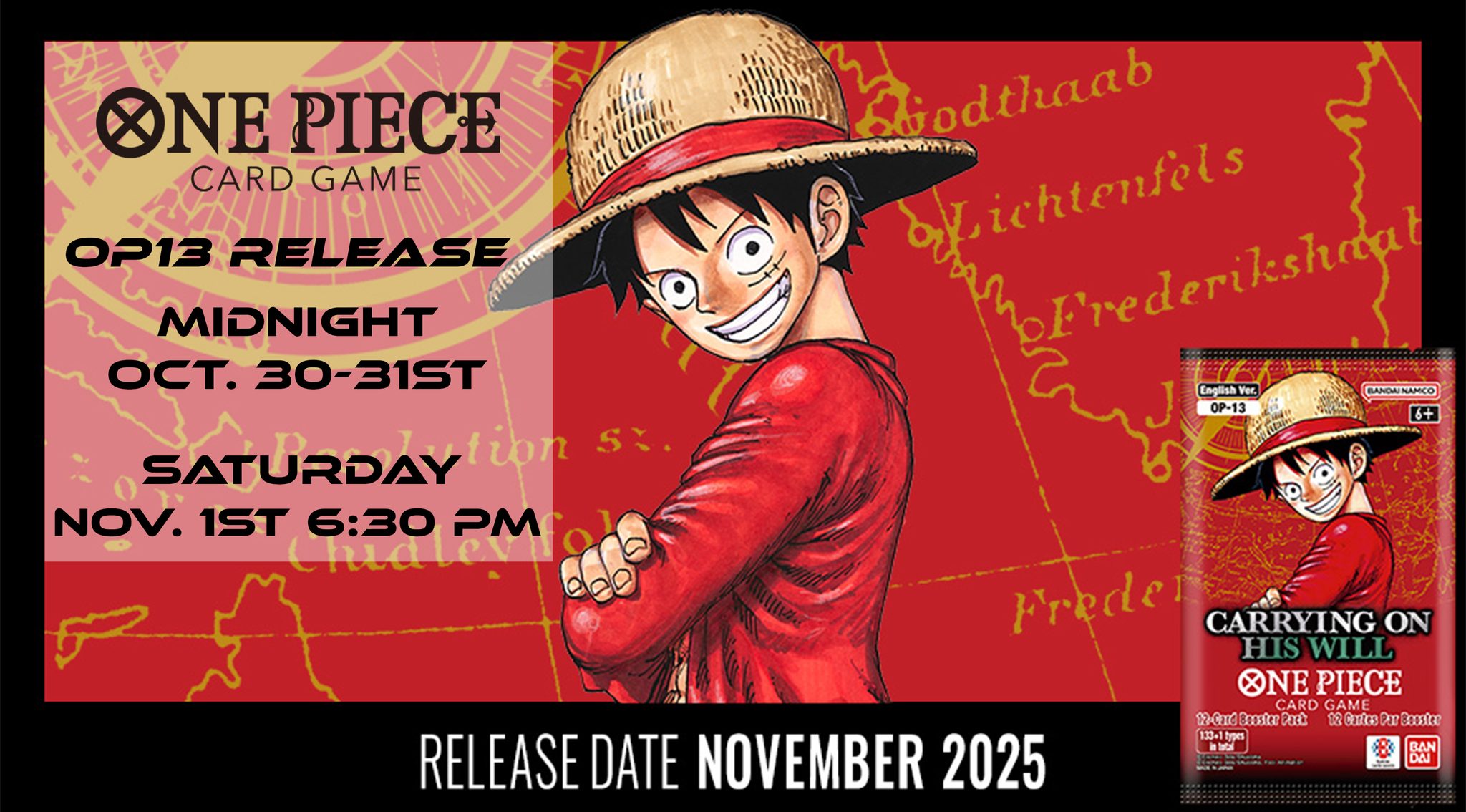 ☠️ One Piece Captains — OP13 Launch Incoming! ☠️ Get ready for 