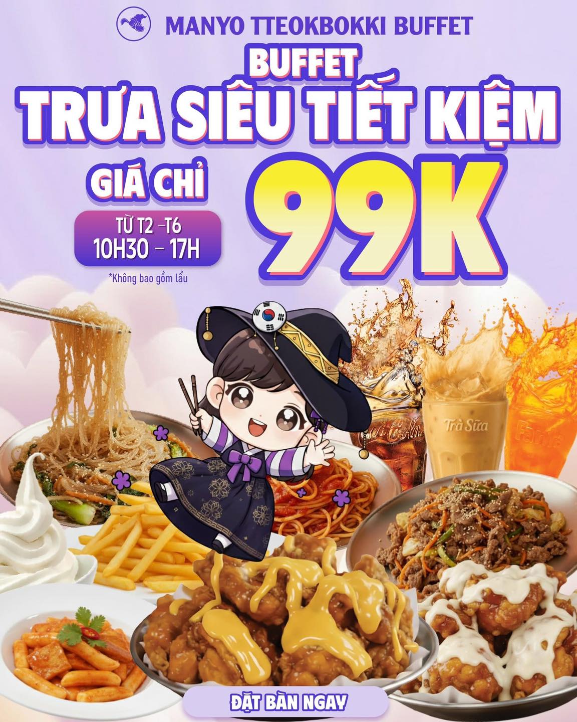 MANYO Tteokbokki Buffet - Lê Trọng Tấn | Hanoi
