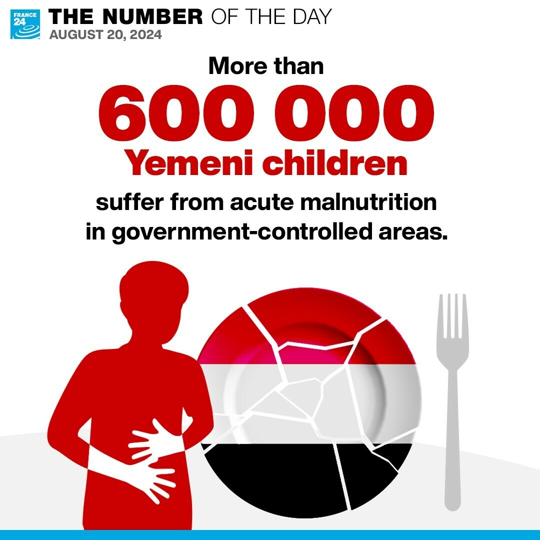 FRANCE - 🇾🇪 The number of children under 5 suffering acute malnutrition ...