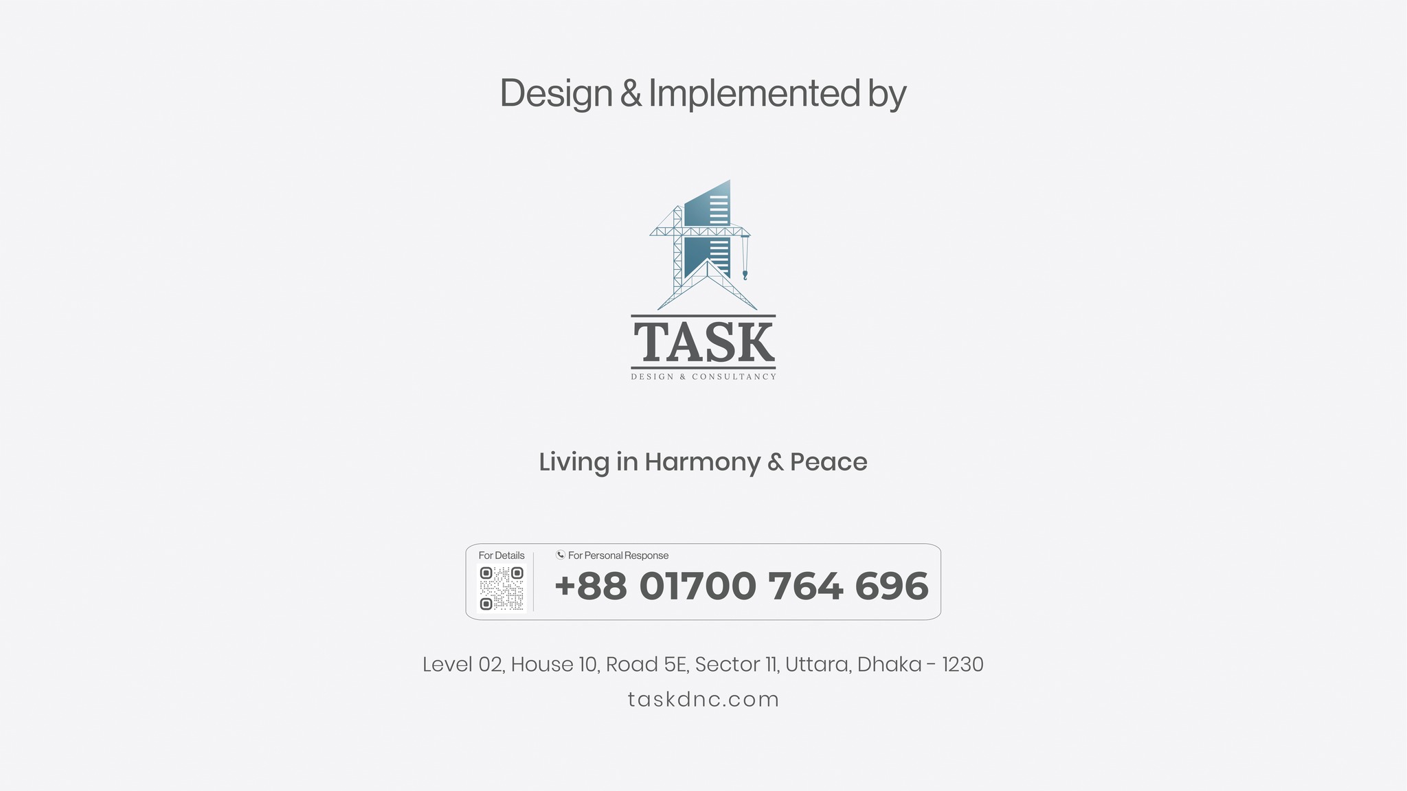Task Design & Consultancy