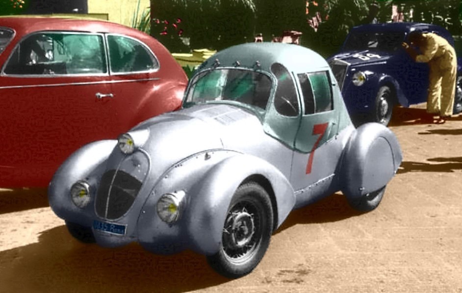 1938 Fiat 1500 Spider MM concept by Zagato
