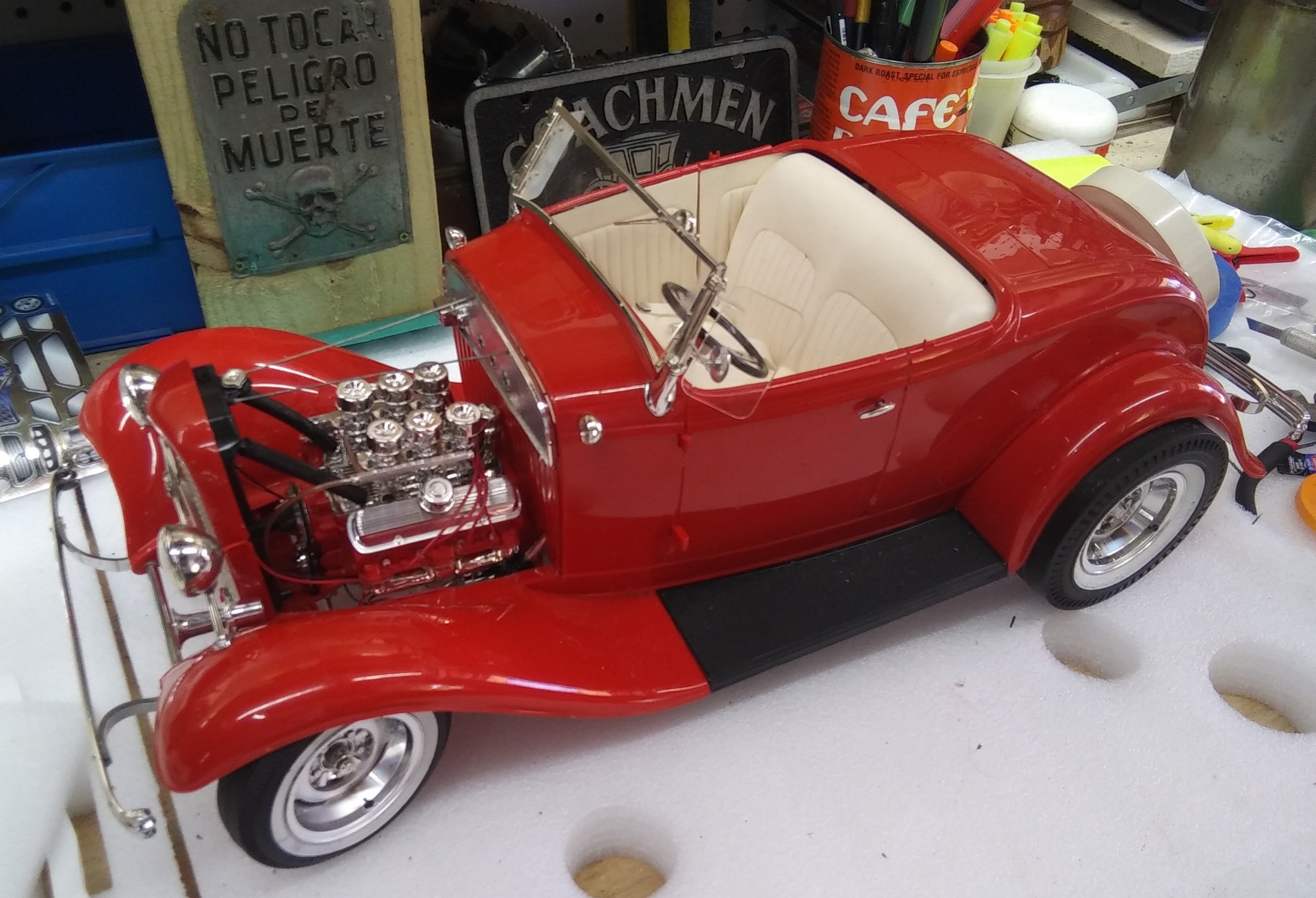 Building a 1/8 Scale Engine from a 1963 Monogram Big Deuce Kit
