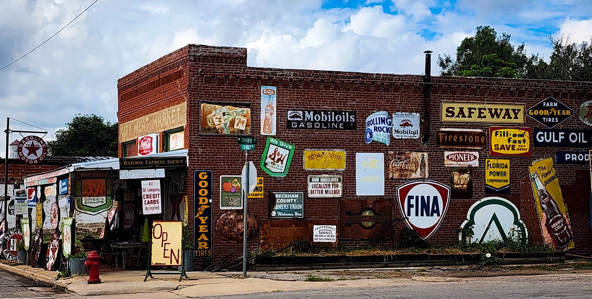 Wolfgang Werz brings Route 66 Germany to Erick Oklahoma on Route 66