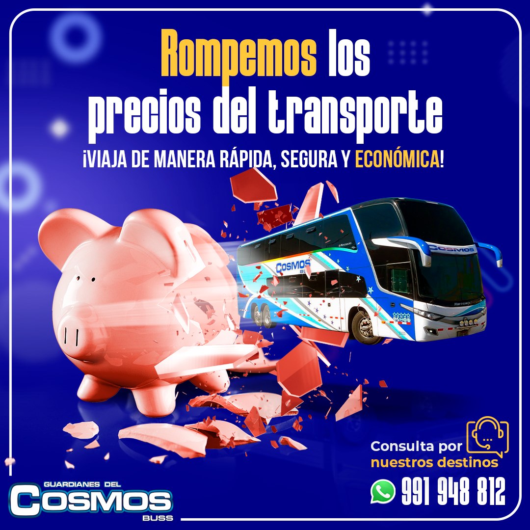Cosmos Bus - 💥💰 ¡Rompemos los precios del transporte!💥💰...
