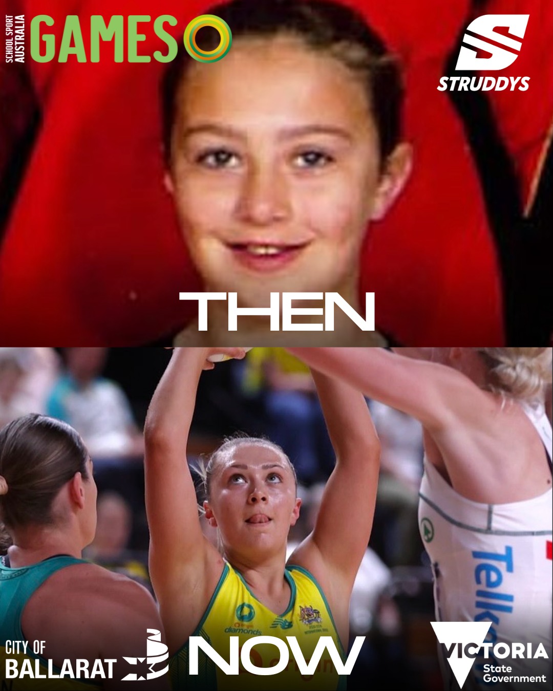 School - 🤔 Do you know who this rising star in Australian netball is? 🤔 ...