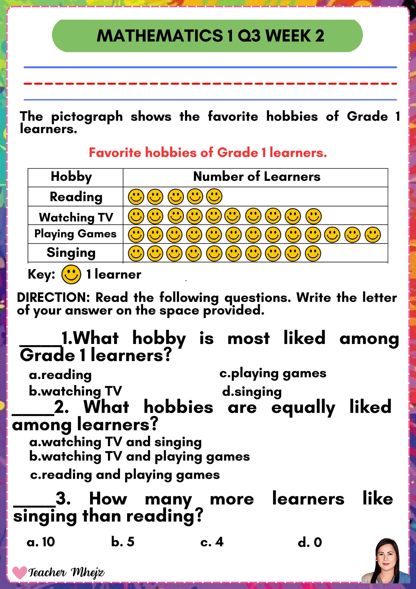 Free Grade 1 Files... - Free Grade 1 Files -Teacher Mhejz