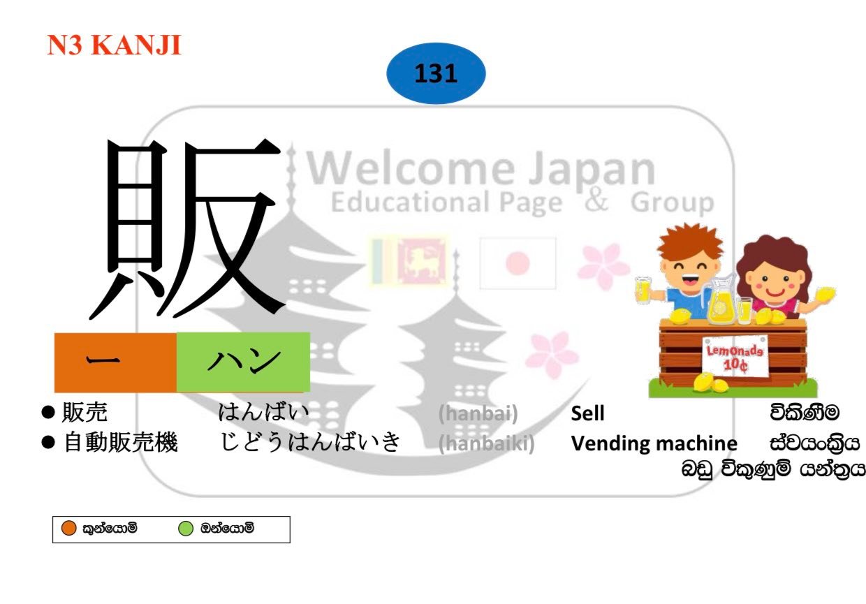 Welcome japan - N3 Kanji Set -14 Welcome japan | Facebook