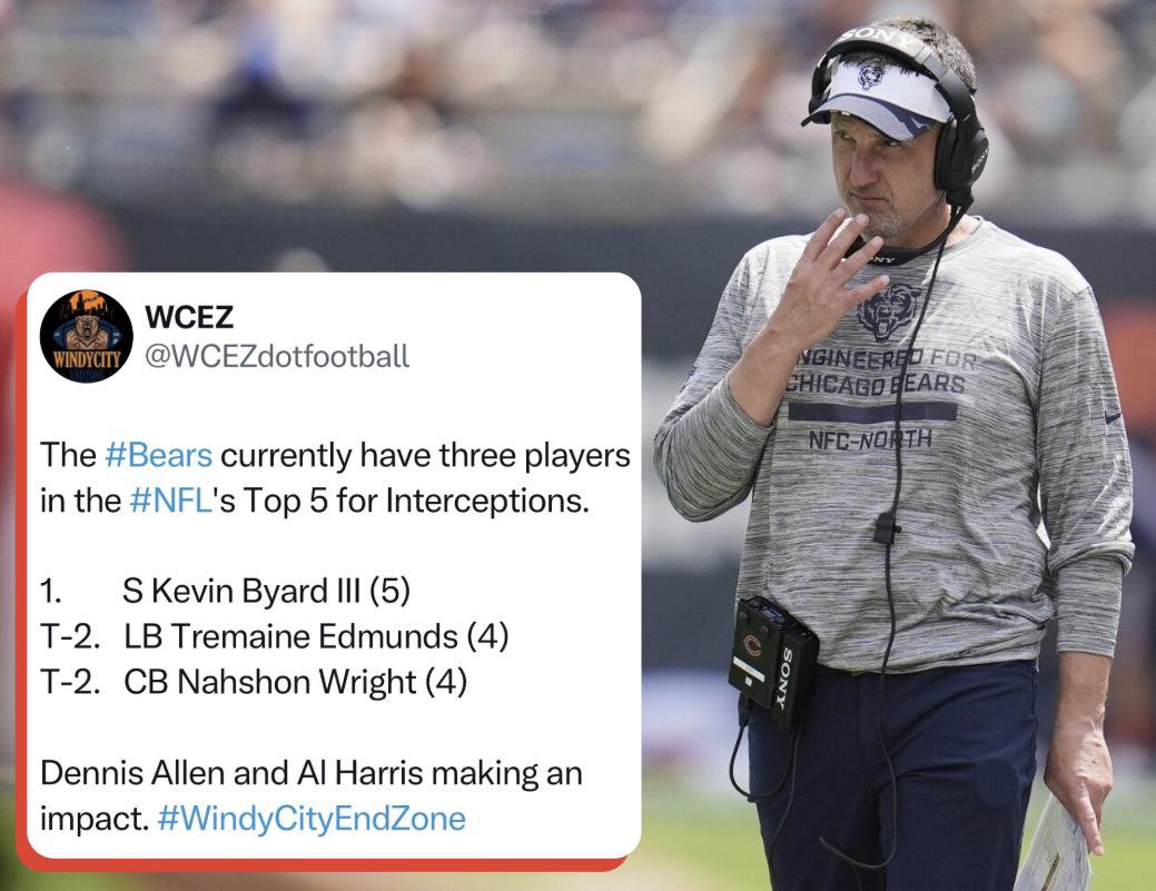 CHICAGO BEARS FANS | Don't forget, Ben said in an interview, 