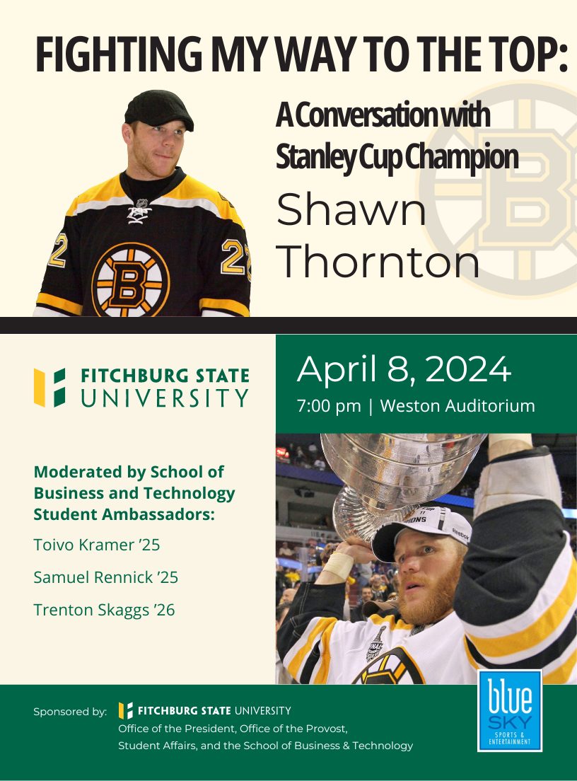 Fitchburg - Shawn Thornton, the former Boston Bruin who played on two ...