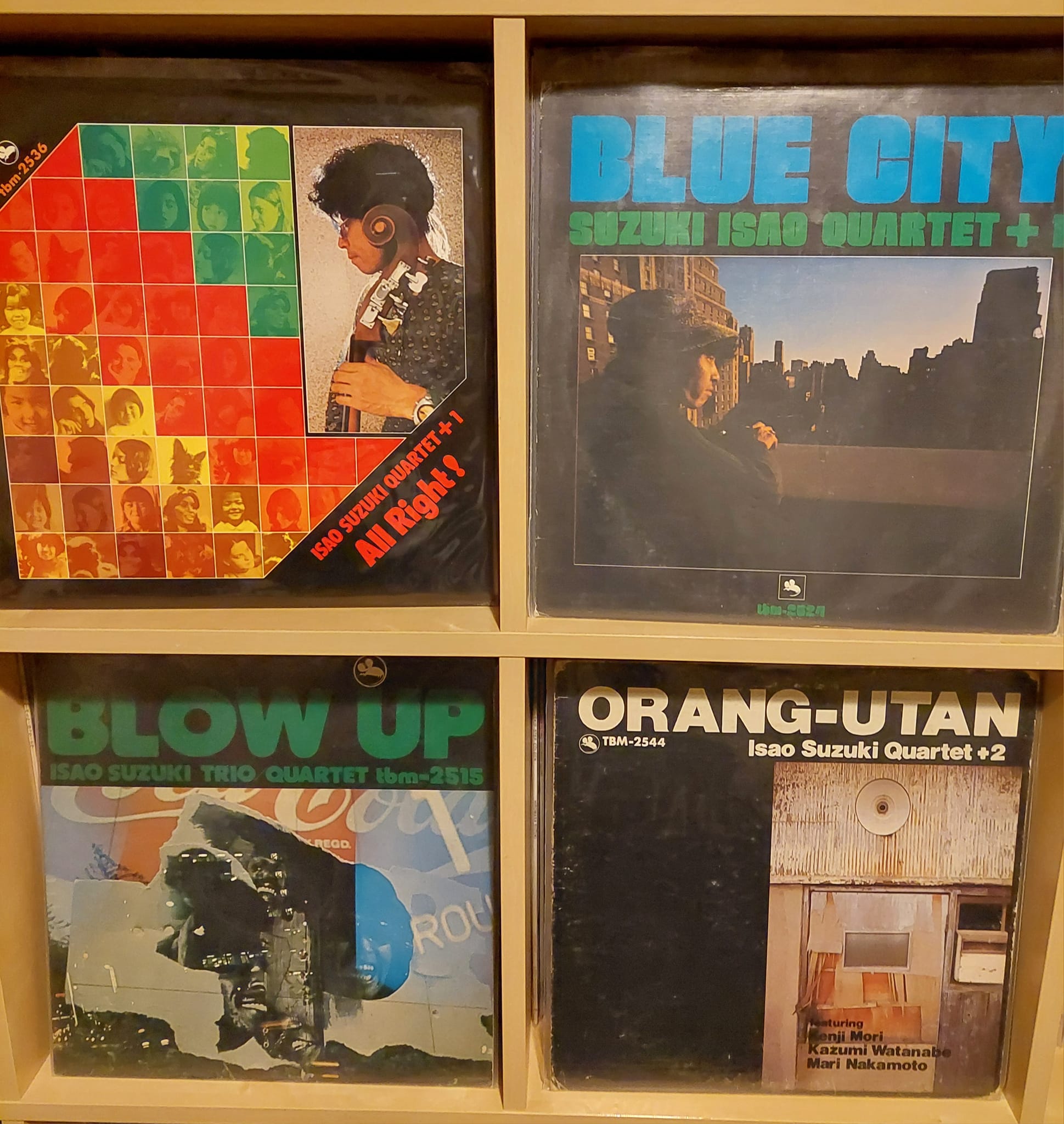 Isao Suzuki Quartet + 1 – Blue City LP 2015 Japan Version $600