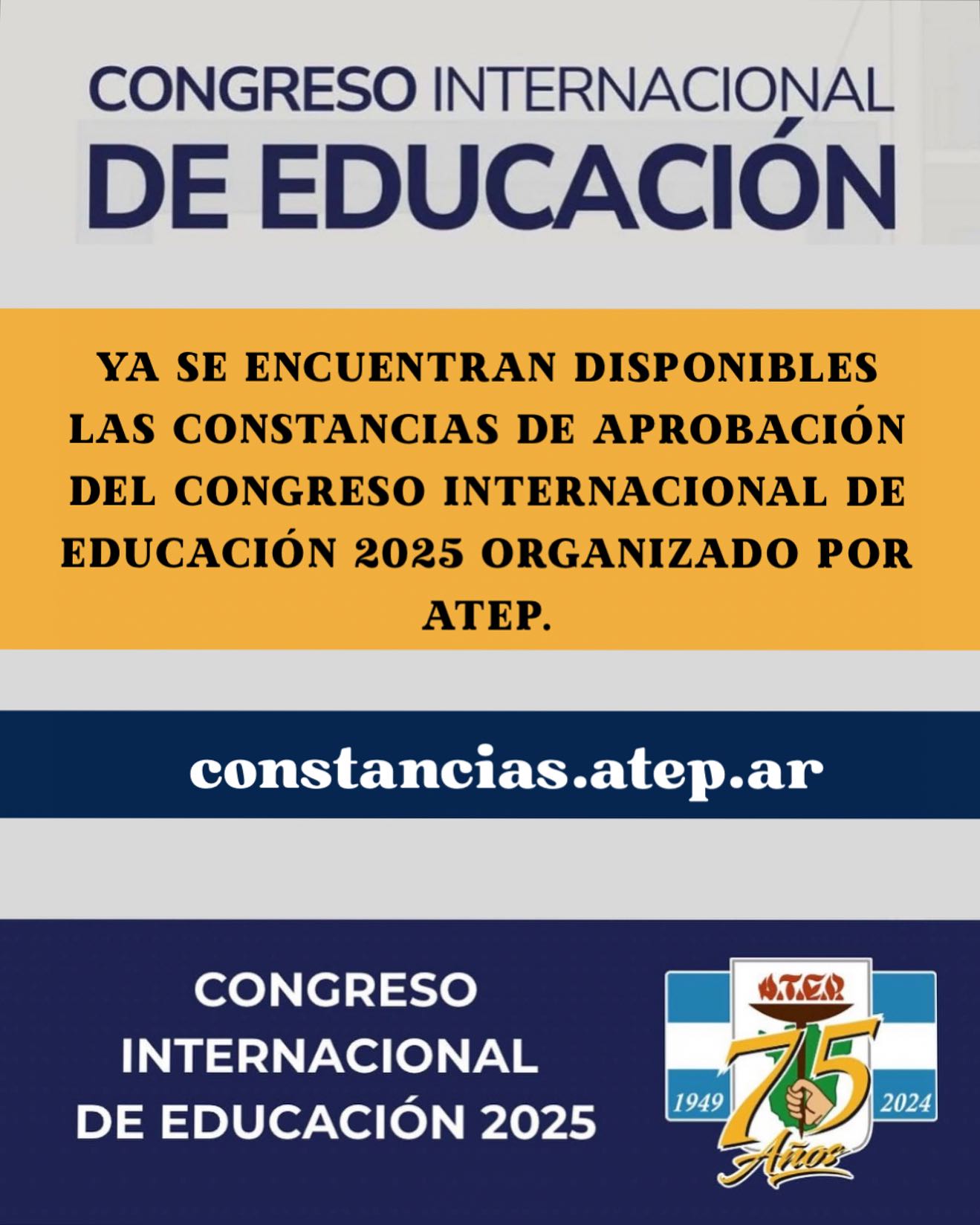 ATEP - 📢 COMUNICADO IMPORTANTE | ATEP 🎓 Constancias del... | Facebook