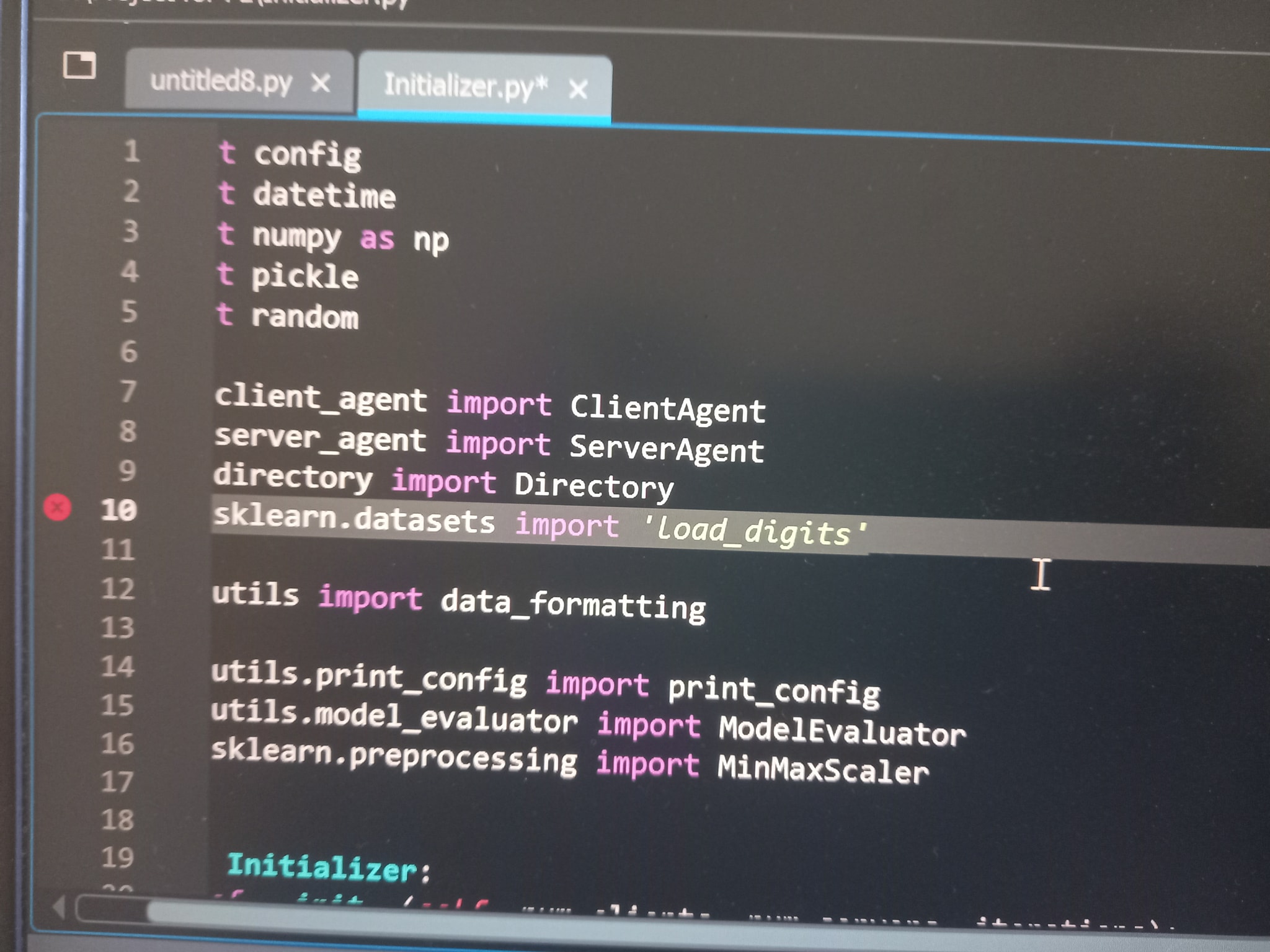 Python | Could anyone help me that how can I solve this error in python ...