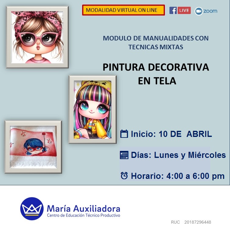 ¿Te gustaría aprender a pintar... - CETPRO MARIA AUXILIADORA