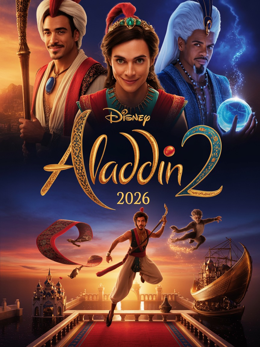 Disney - 🎬 Aladdin 2 (2025) Mena Massoud | Naomi Scott | Will Smith ...