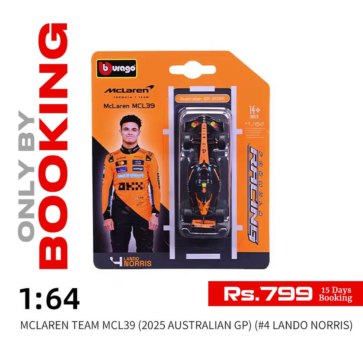 Official Bburago Formula Racing 1/64 Diecast Scale Model for Sale