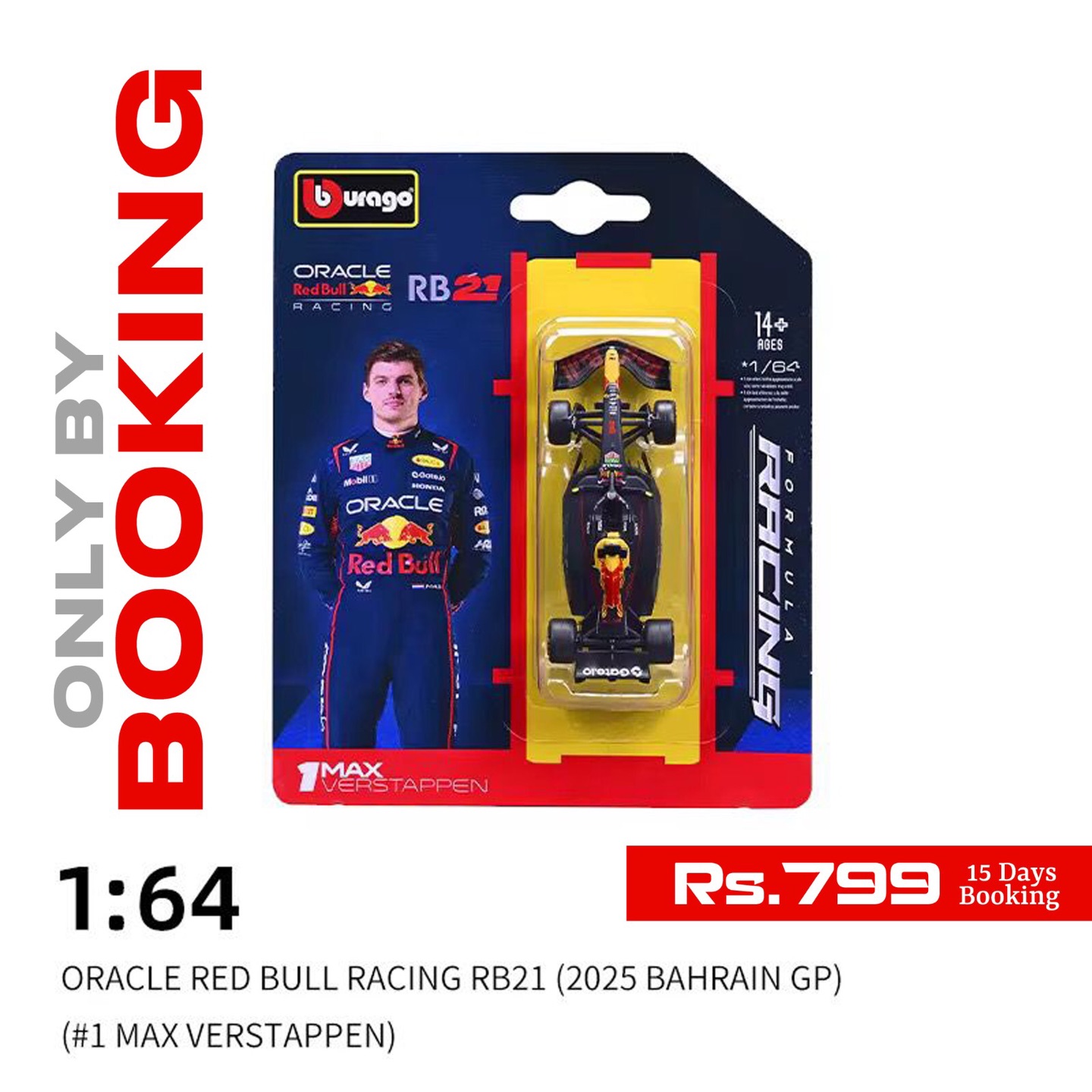 Official Bburago Formula Racing 1/64 Diecast Scale Model for Sale