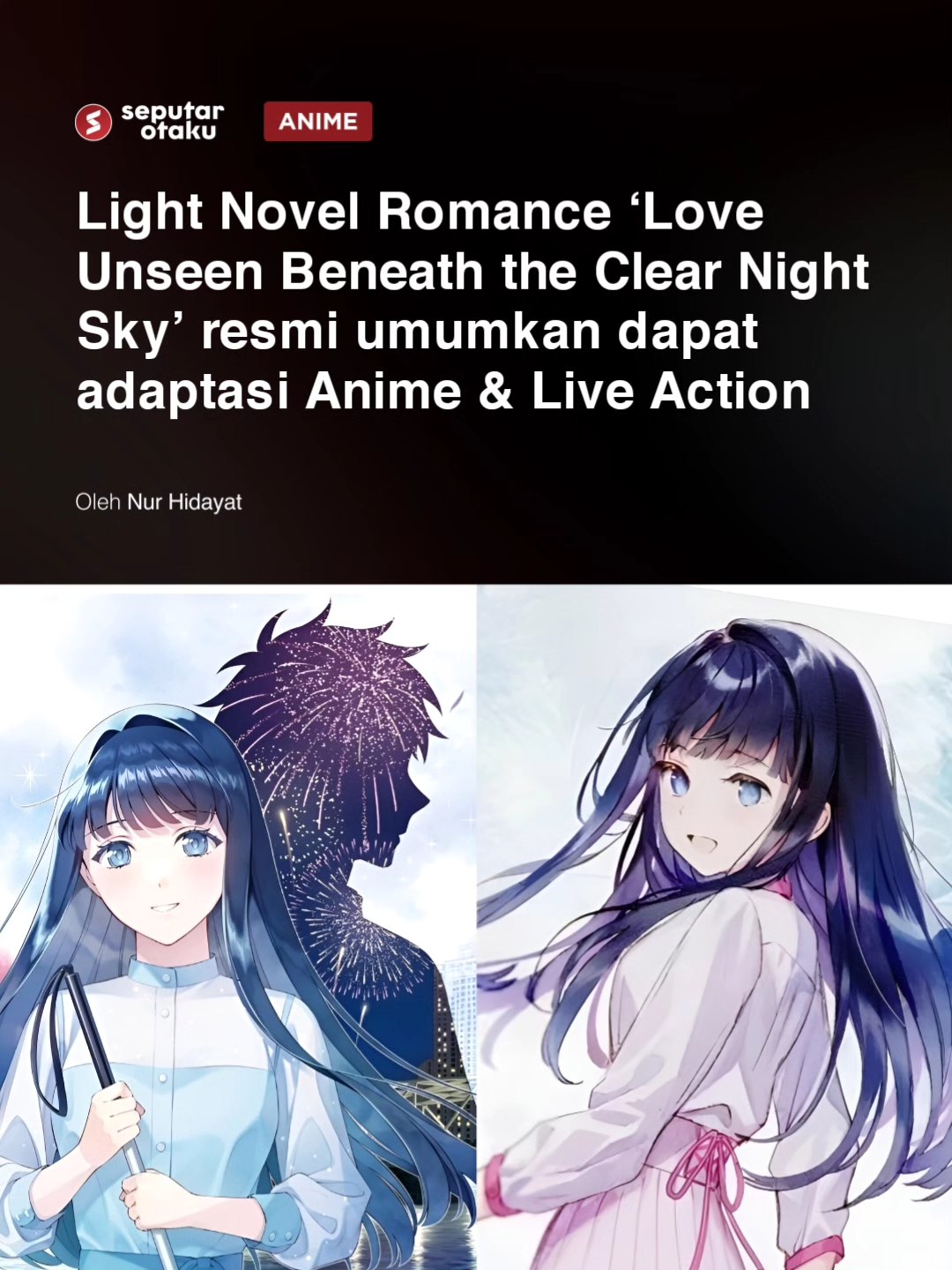 seputar-light-novel-berjudul-love-unseen-beneath-the-clear-night-sky
