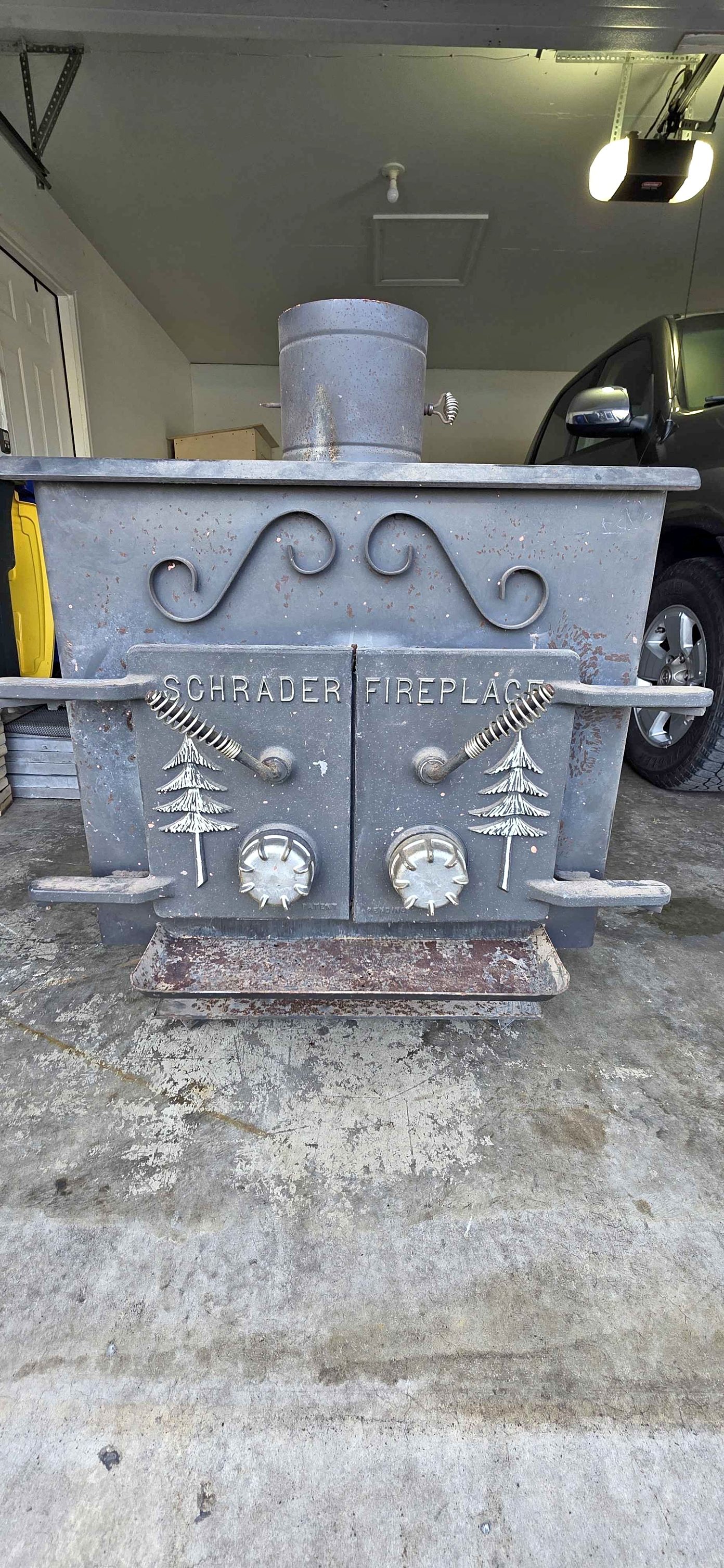 Schrader Fireplace Wood Stove - Fire Pits & Chimineas - Lewisberry