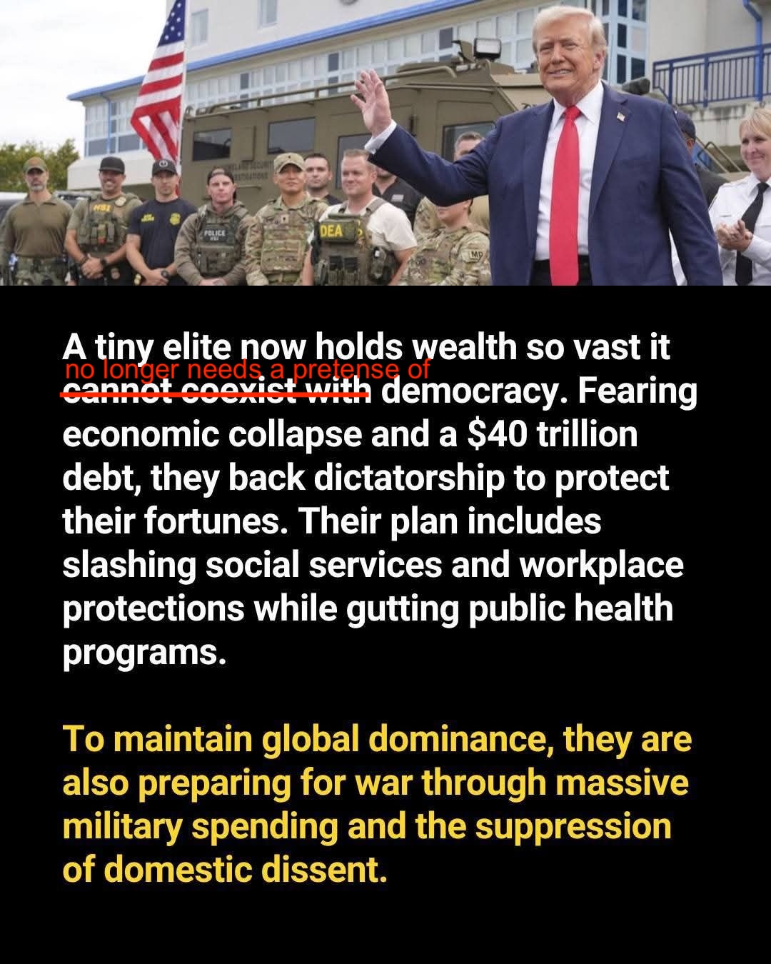 Anti-Capitalist - Now that the working class has been thoroughly ...