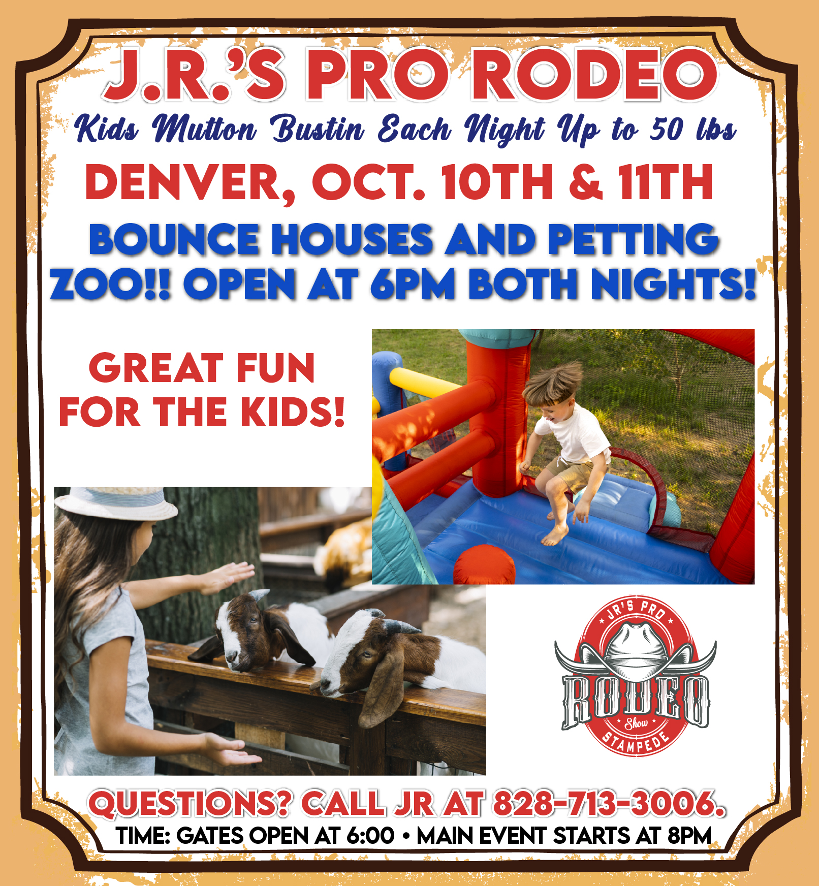 JR.s Pro Rodeo - TONIGHT!! 𝐃𝐞𝐧𝐯𝐞𝐫, 𝐍𝐂, 𝐚𝐫𝐞 𝐲𝐨𝐮 𝐫𝐞𝐚𝐝𝐲 𝐭𝐨... | Facebook