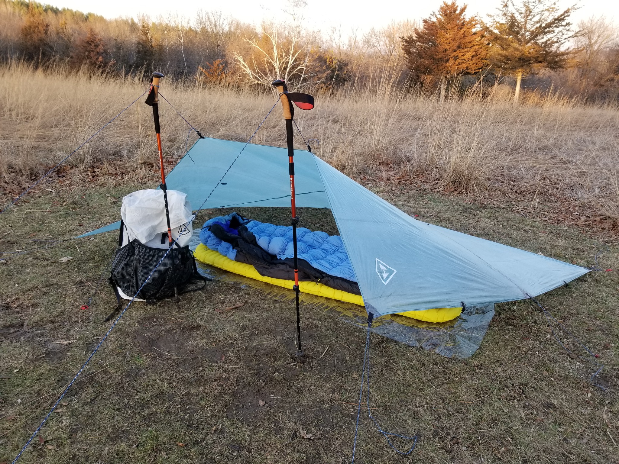 kuhschellenring tarp ProFly Sil Rain - Ultralight Hammock Camping Tarp Produktvergleich - Vorschläge zu terrasse sonnensegel Color:Urban Moss The ultimate minimalist