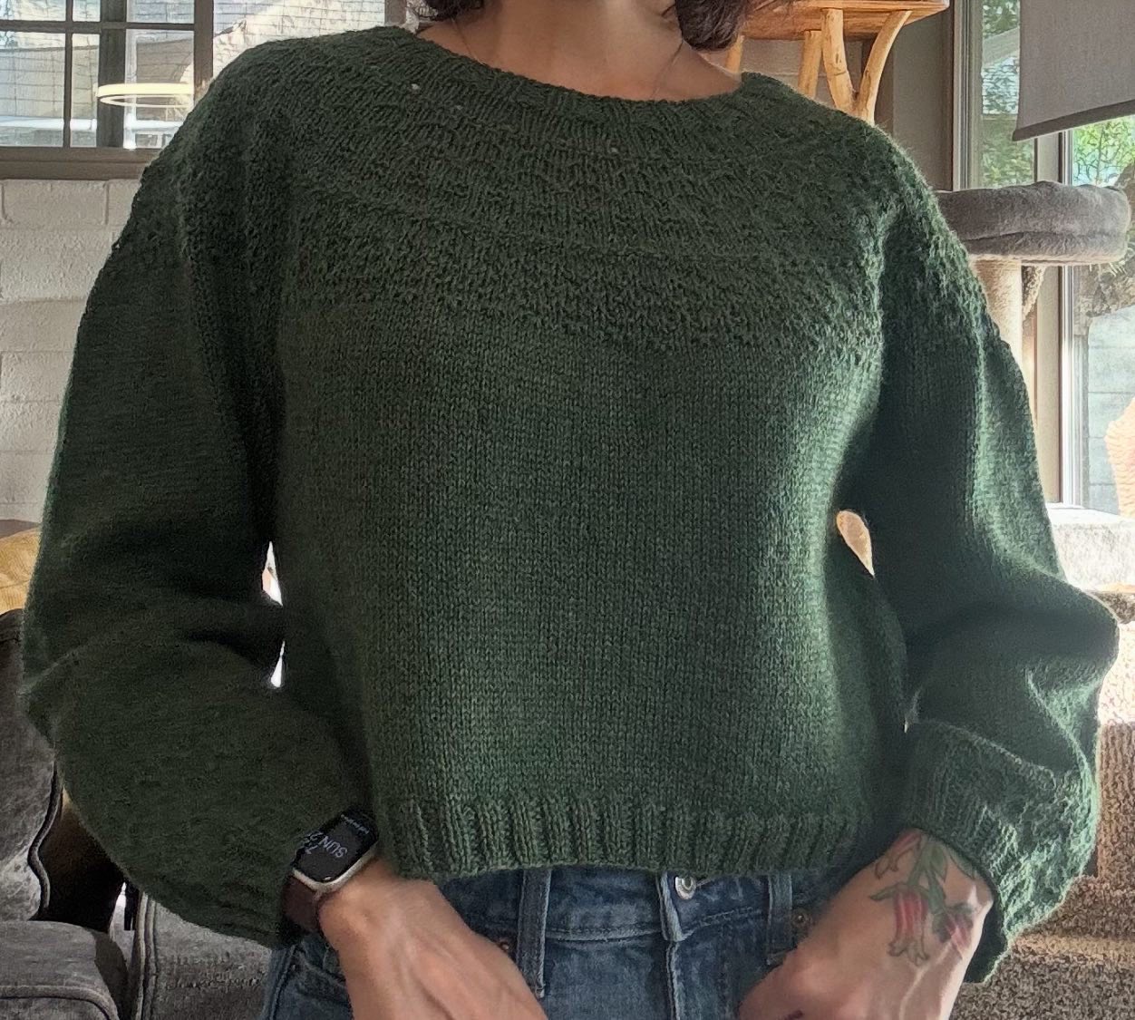 No Panic Sweater by Casapinka in Berroco Vintage DK yarn