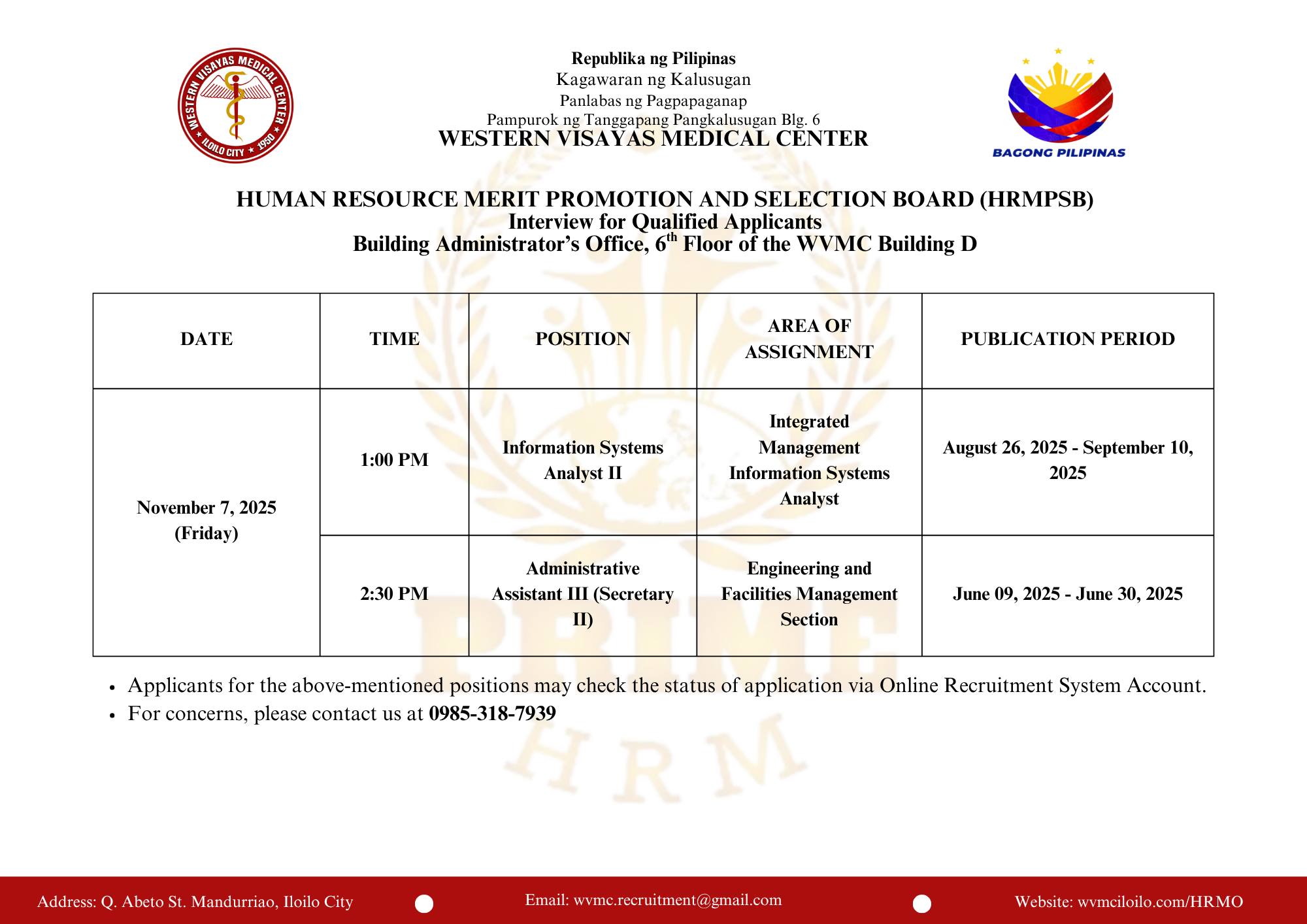 WVMC Human... - WVMC Human Resource Management Section