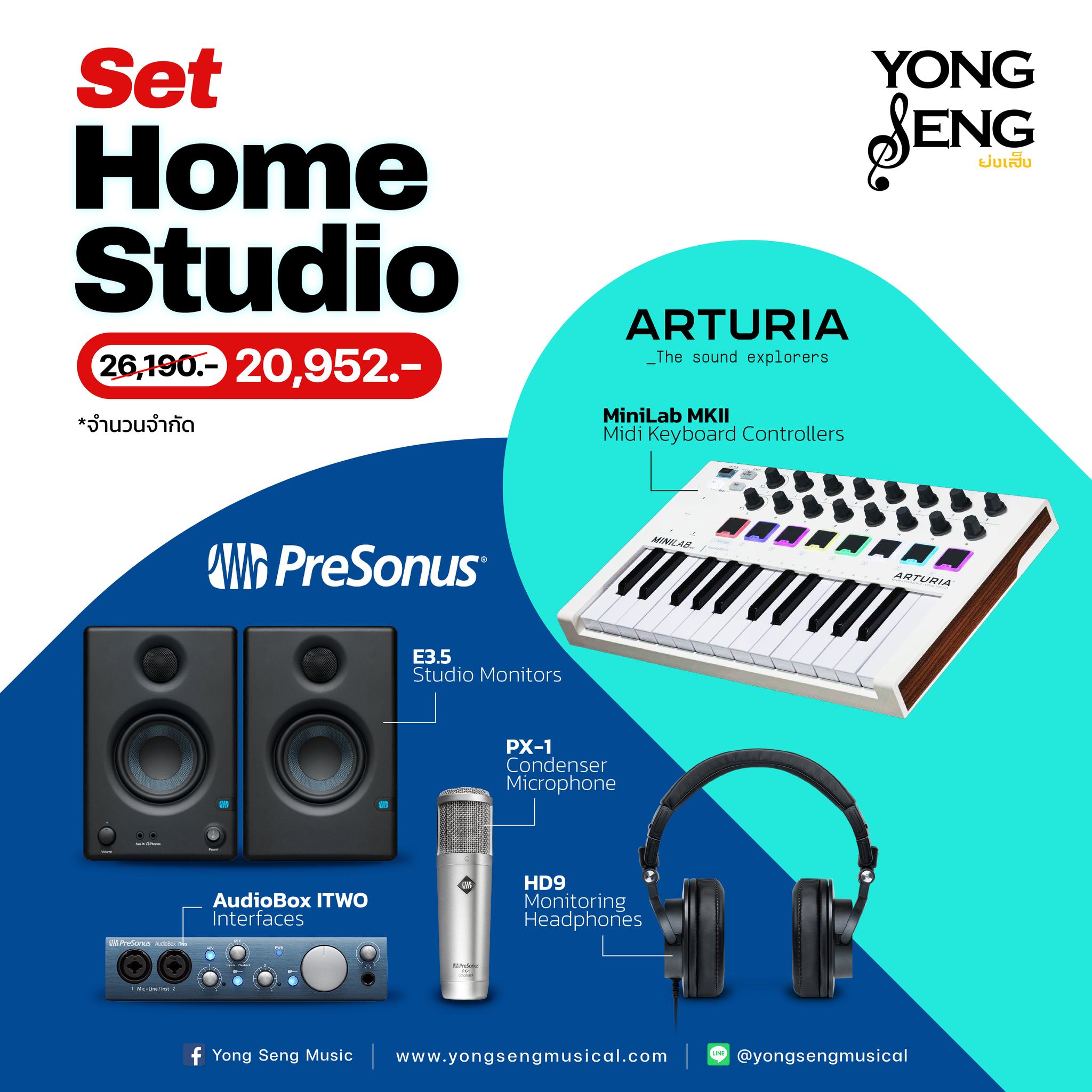 Yong Seng Music - 🔥 ลดเลยกว่า 5,000 บาท 🔥 Home Studio Set...
