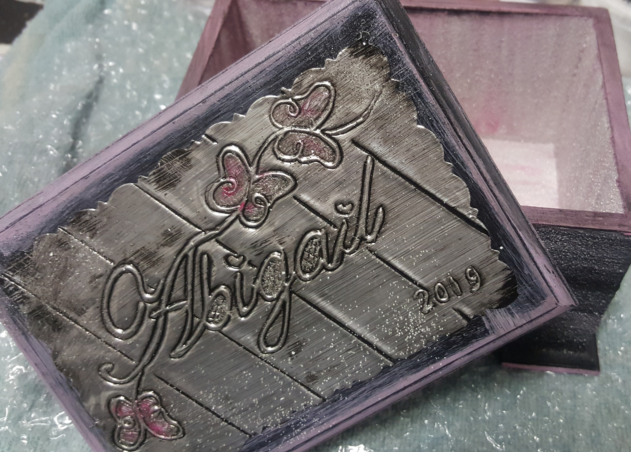 Unique Hand Embossed Labels