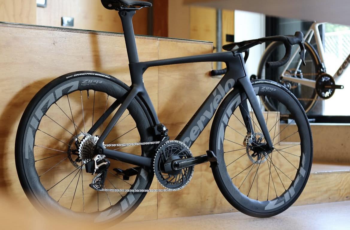 My New Cervelo S5 VTL with Sram Red AXS and Vision Metron 45 SL