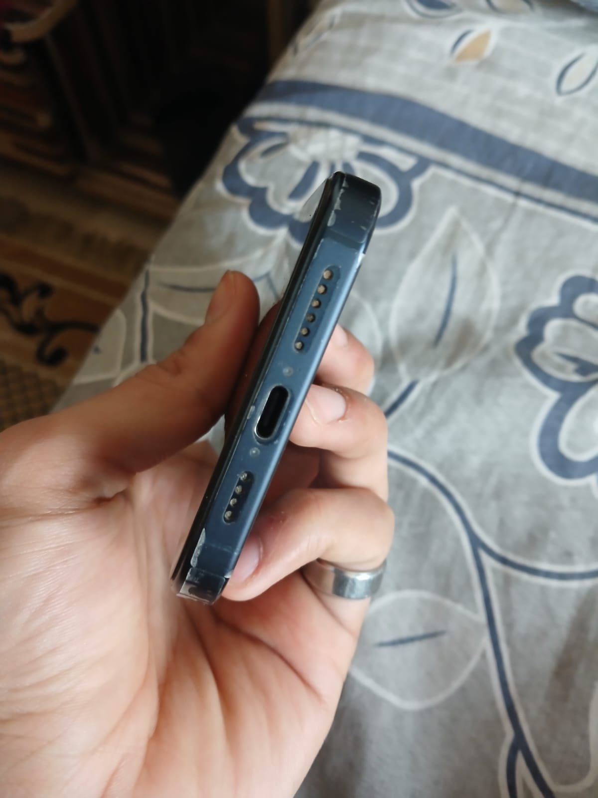 15 pro max 256Gb Factory unlock Battery 95% Water pack Color blue 
