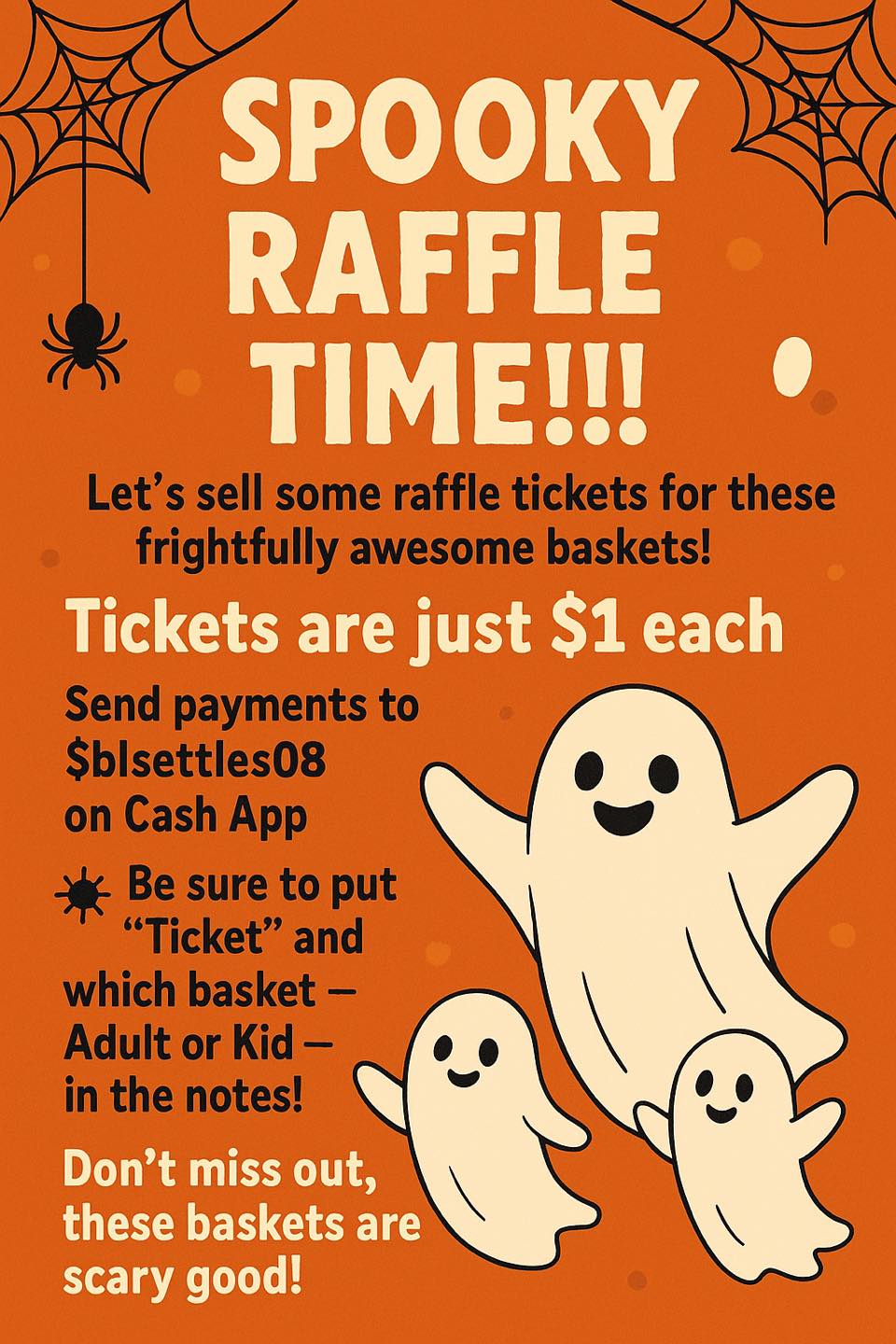 Breezy's - 👻🎟️ Spooky Raffle Time!!! 🎟️👻 Let’s sell some raffle tickets ...