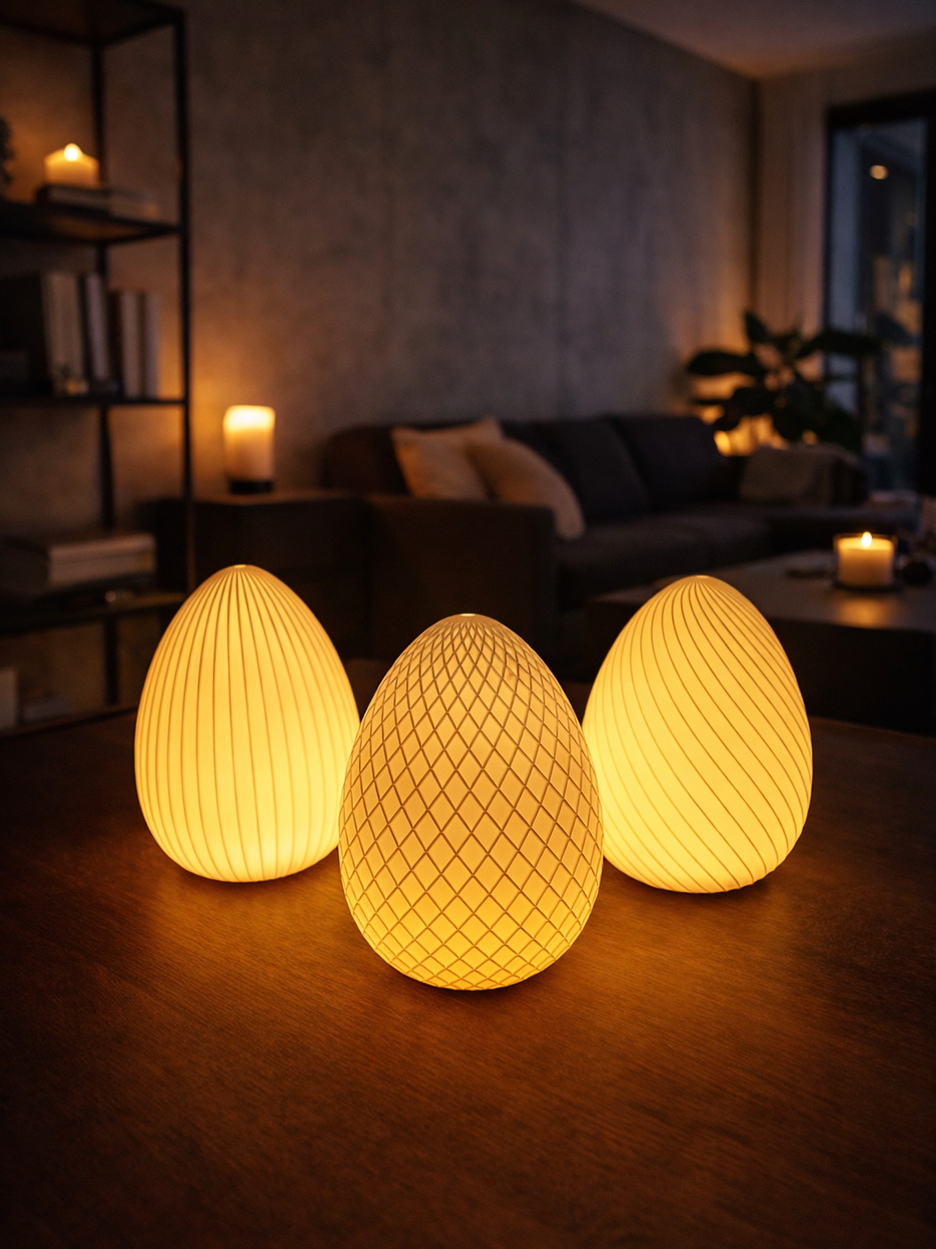 LED Osterei Aus Glas – H16 Cm – Grün Im Crackle Look – Mit 15 LEDs & Timerfunktion – Batteriebetrieben (
