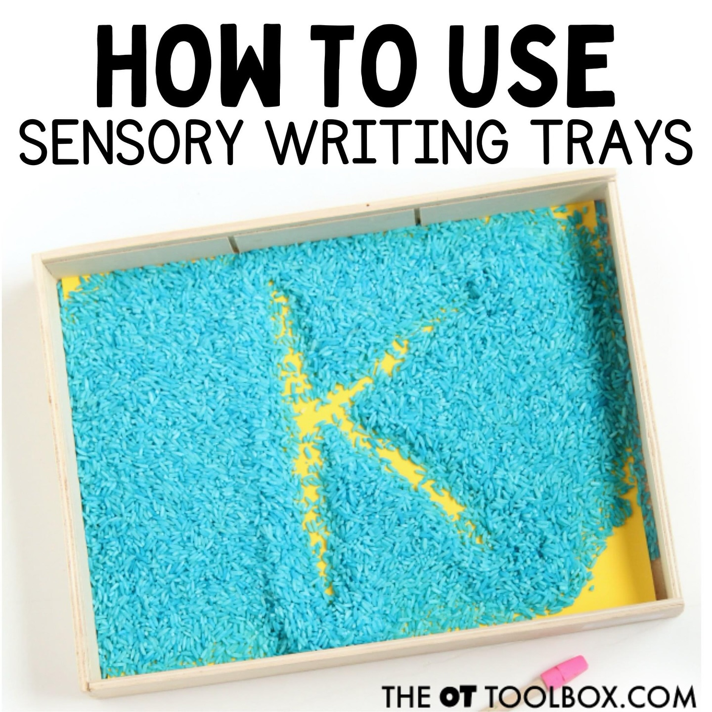 The OT Toolbox - How to use a sensory writing tray to work...