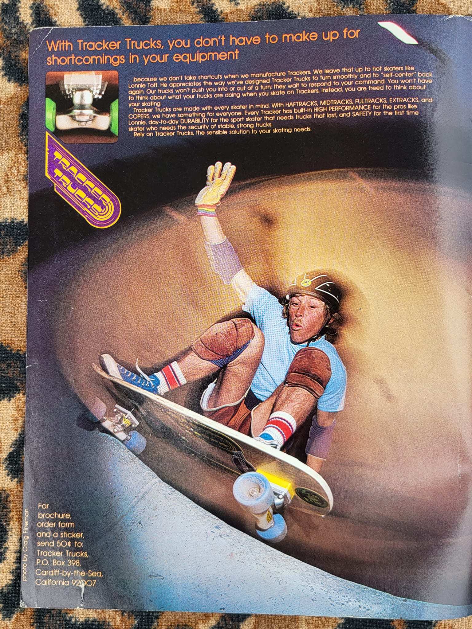 Skater in Tracker Truck Ad, Annual Number One