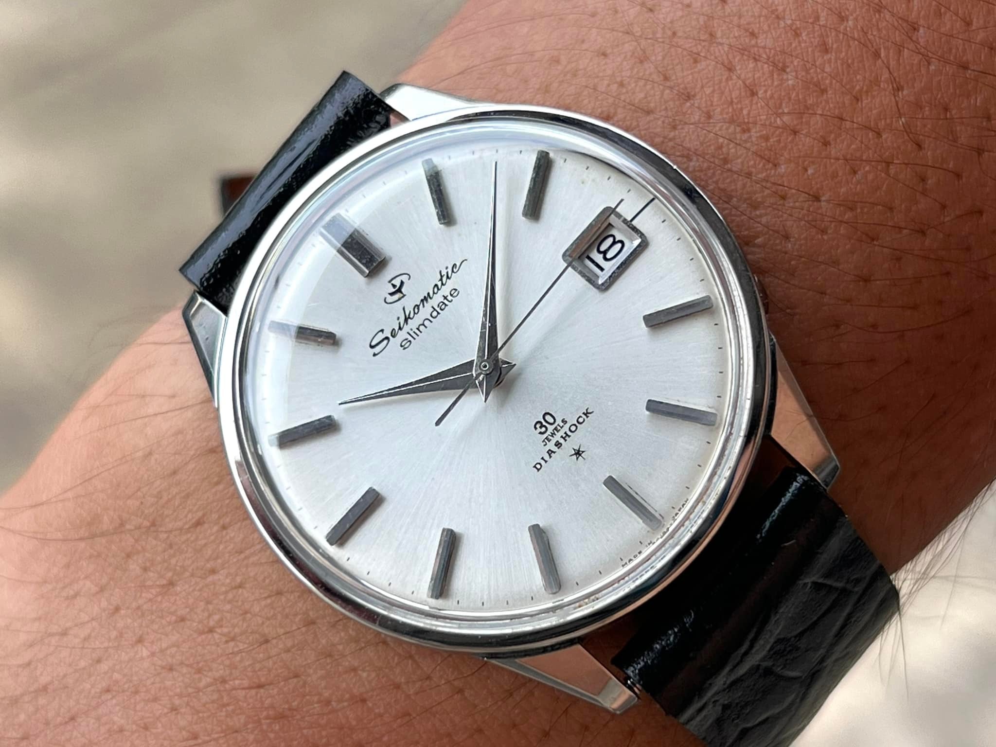 Vintage Seikomatic Slimdate 30Jewels 1960s?? 100% All Original ?