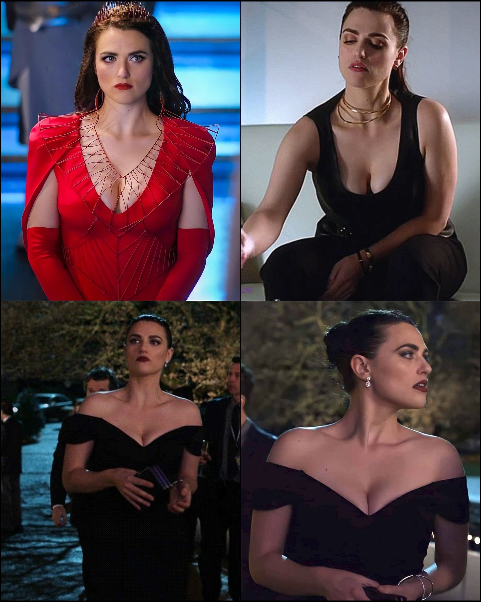 lena luthor green dress Katie McGrath as in Supergirl Season 24RST
