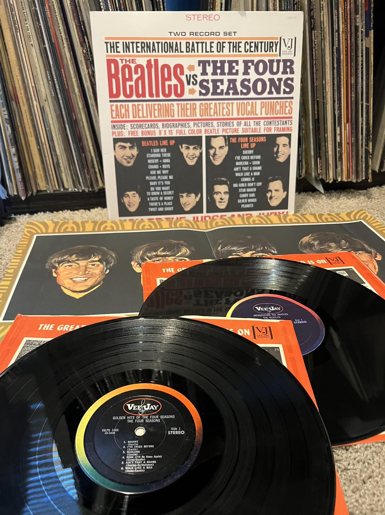 My copy of “The Beatles VS. The Four Seasons” A curious and rather