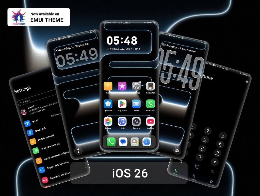 EMUI THEME - 🌙 iOS 26 Dark Mode Theme Now Available for... | Facebook