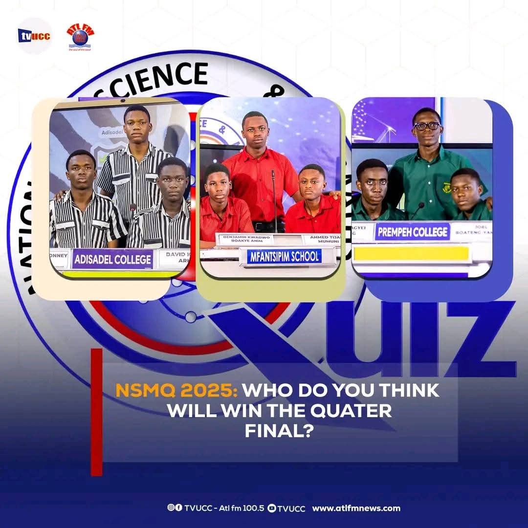 MeYɛ - Tomorrow on the National Science & Maths Quiz (2025) All eyes in ...