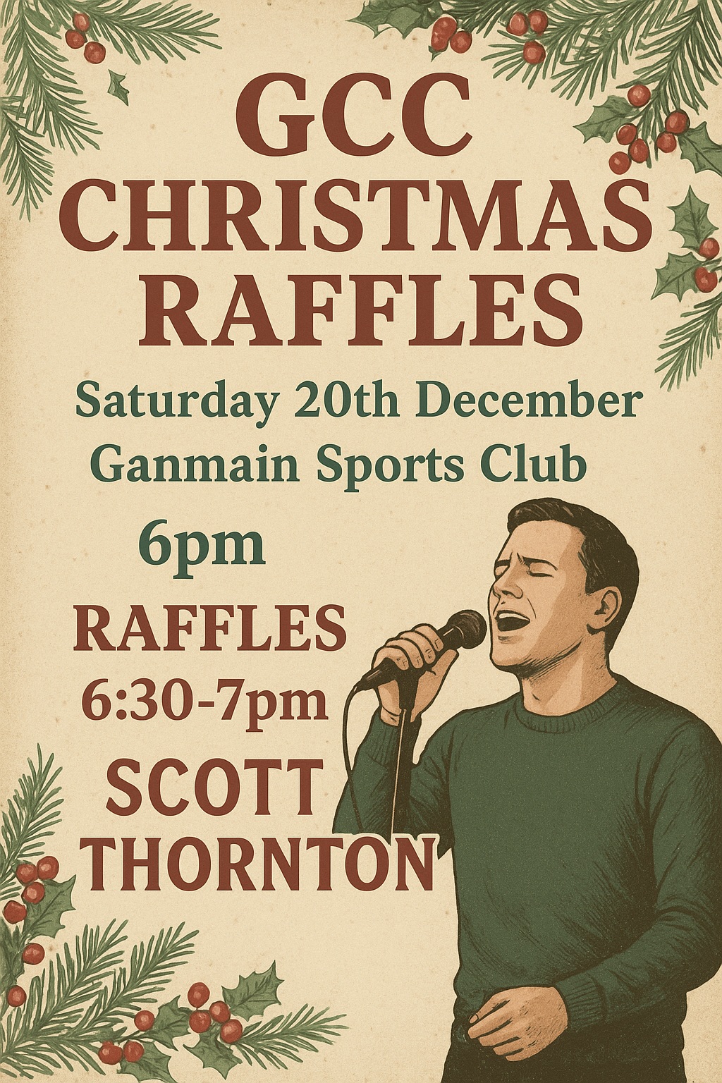 GCC Christmas raffle night