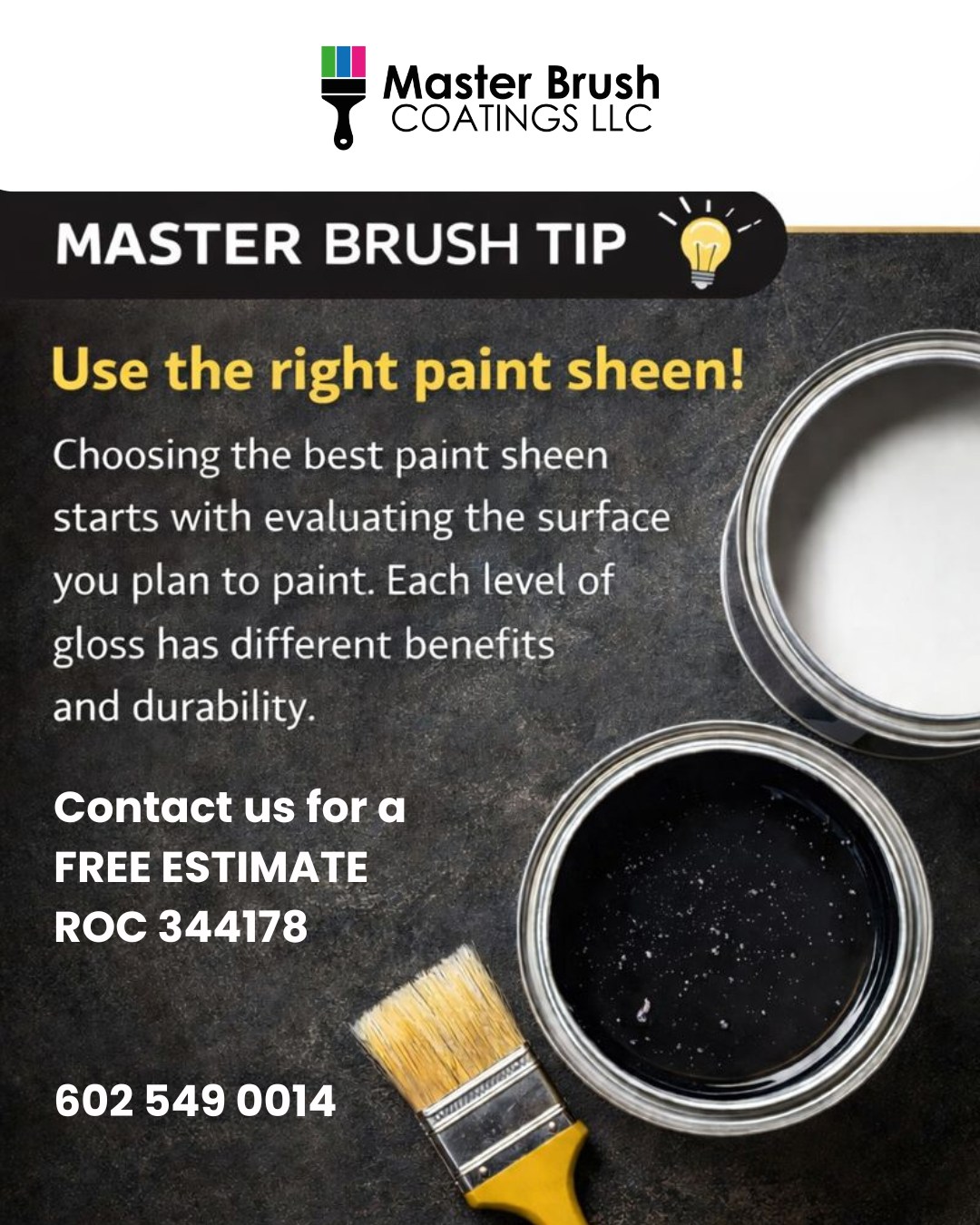 💥 #MasterBrushTip: Not all... - Master Brush Coatings LLC | Facebook