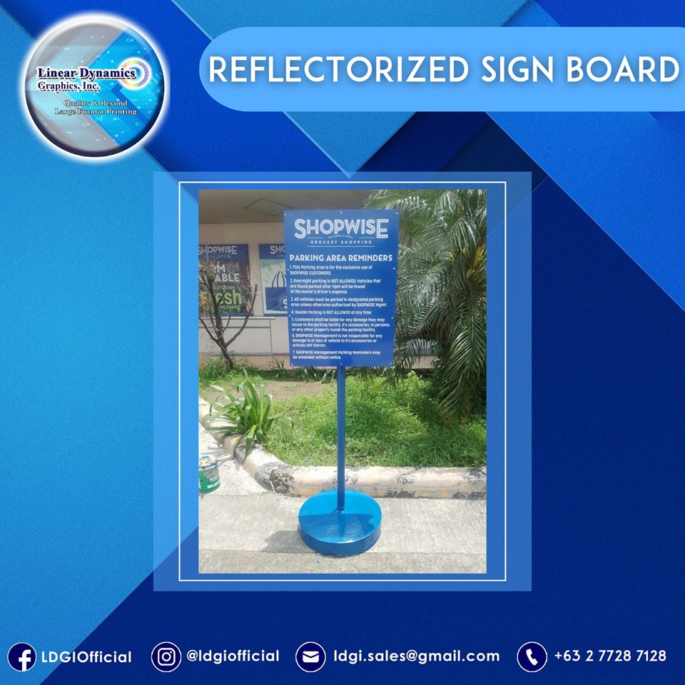 Linear - Regular signs disappear at night? Not ours! Our reflective ...