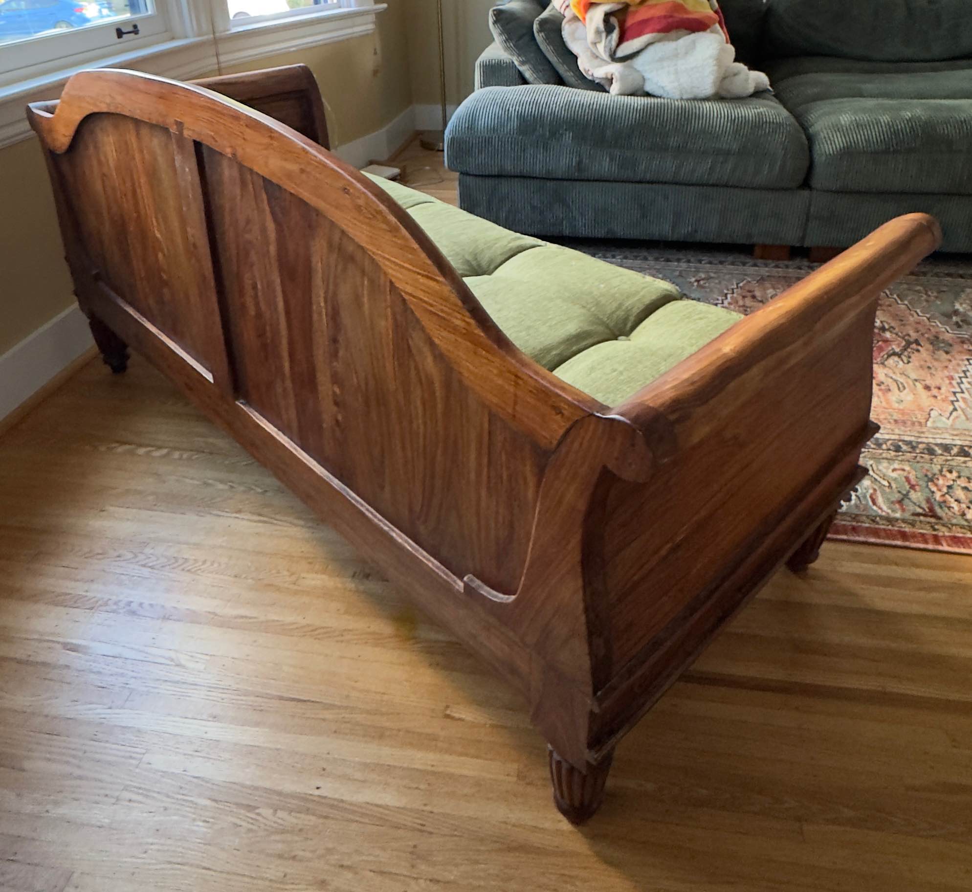 Mahogany Custom Made Sleigh Style Daybed - Futons - Portland, Oregon