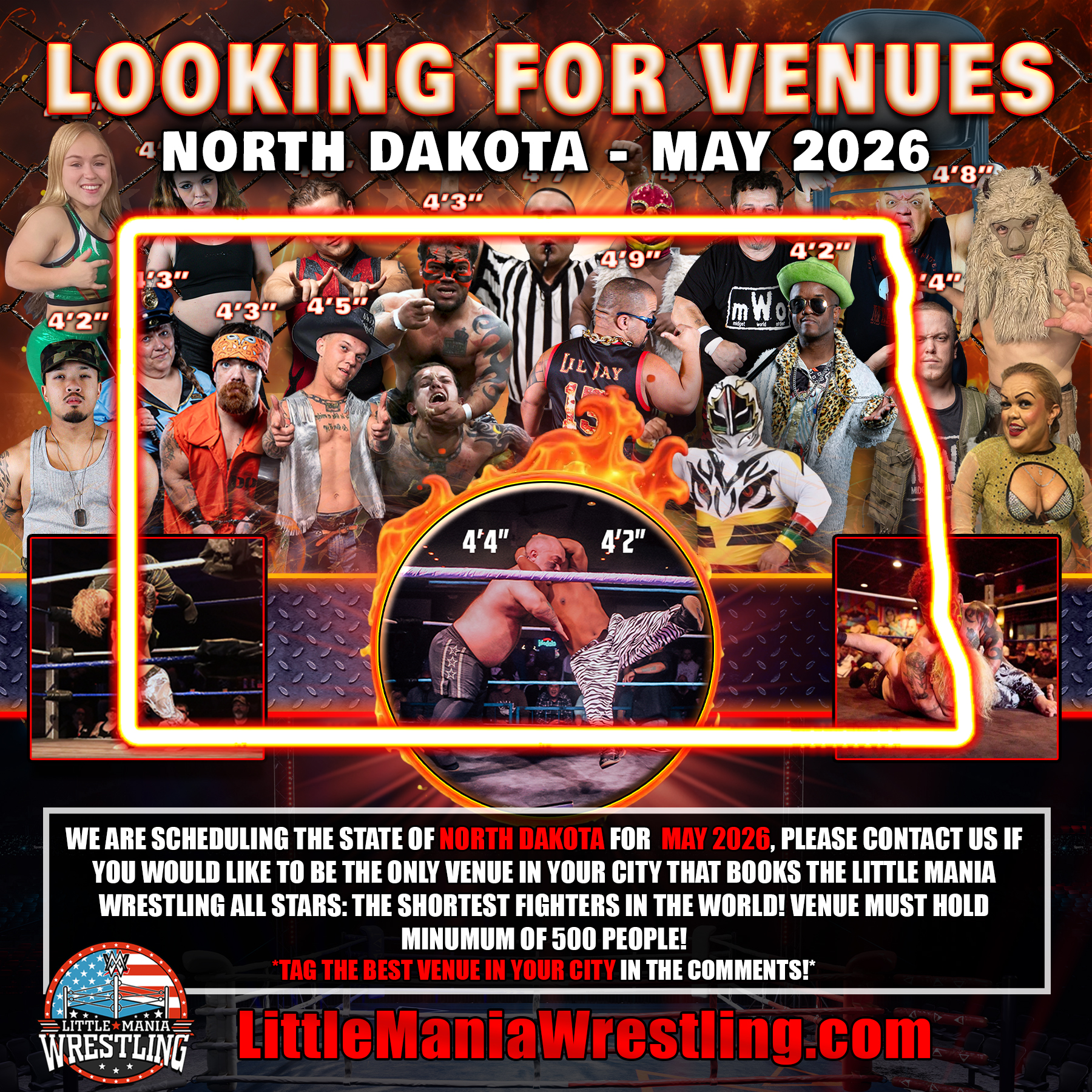 North Dakota, United States: The... - Little Mania Wrestling | Facebook