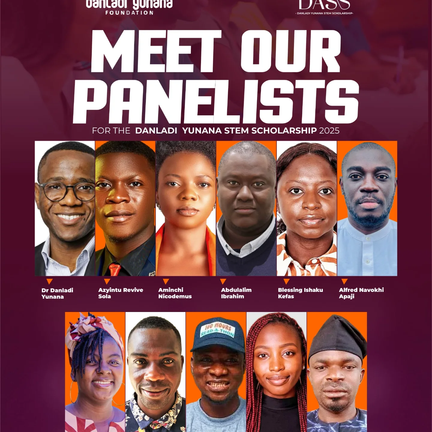 Danladi - BEHOLD THE 2025 DASS SELECTION PANELISTS! 🌟 ‎ ‎We’re thrilled ...