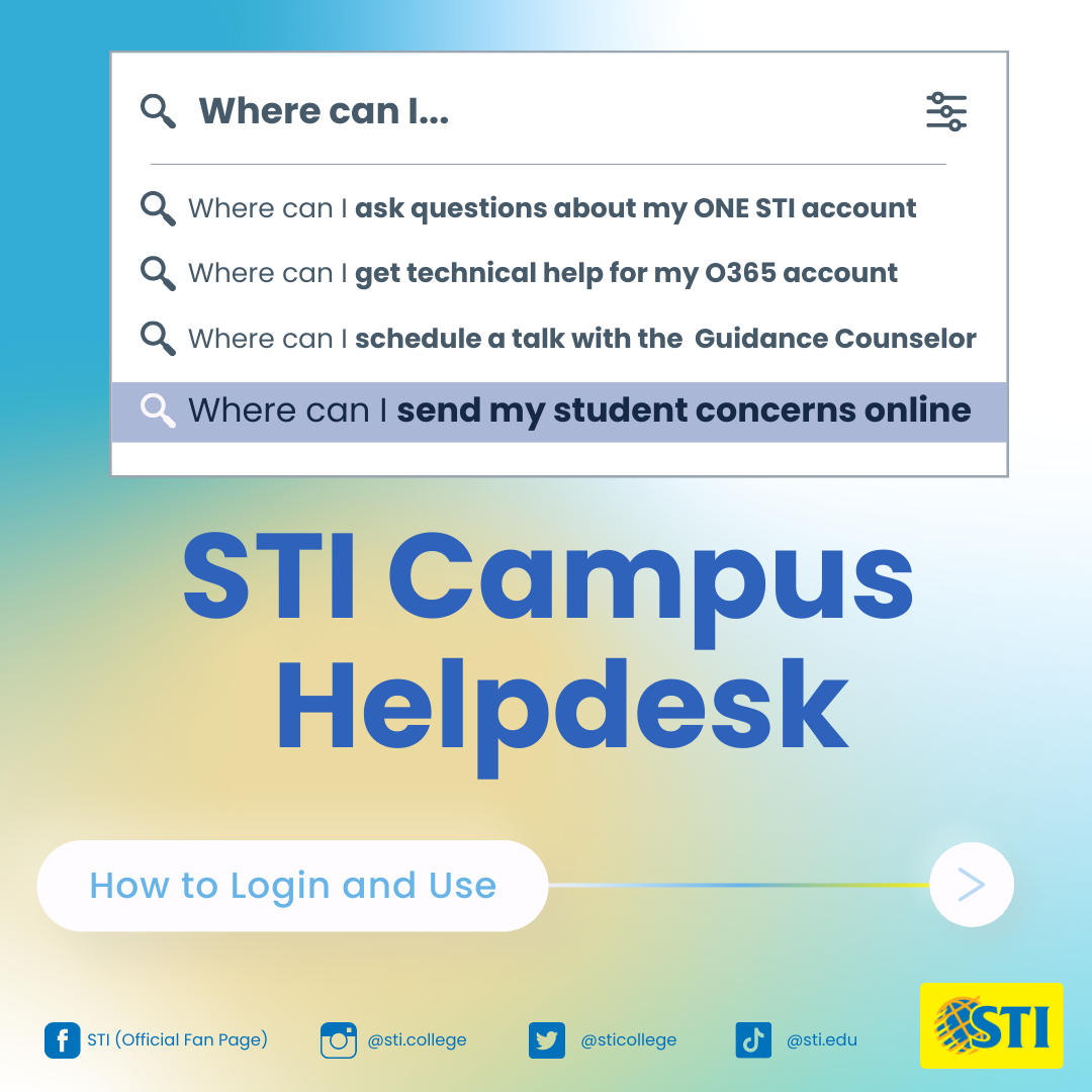 Got concerns? The STI Campus... - STI College Tagaytay | Facebook