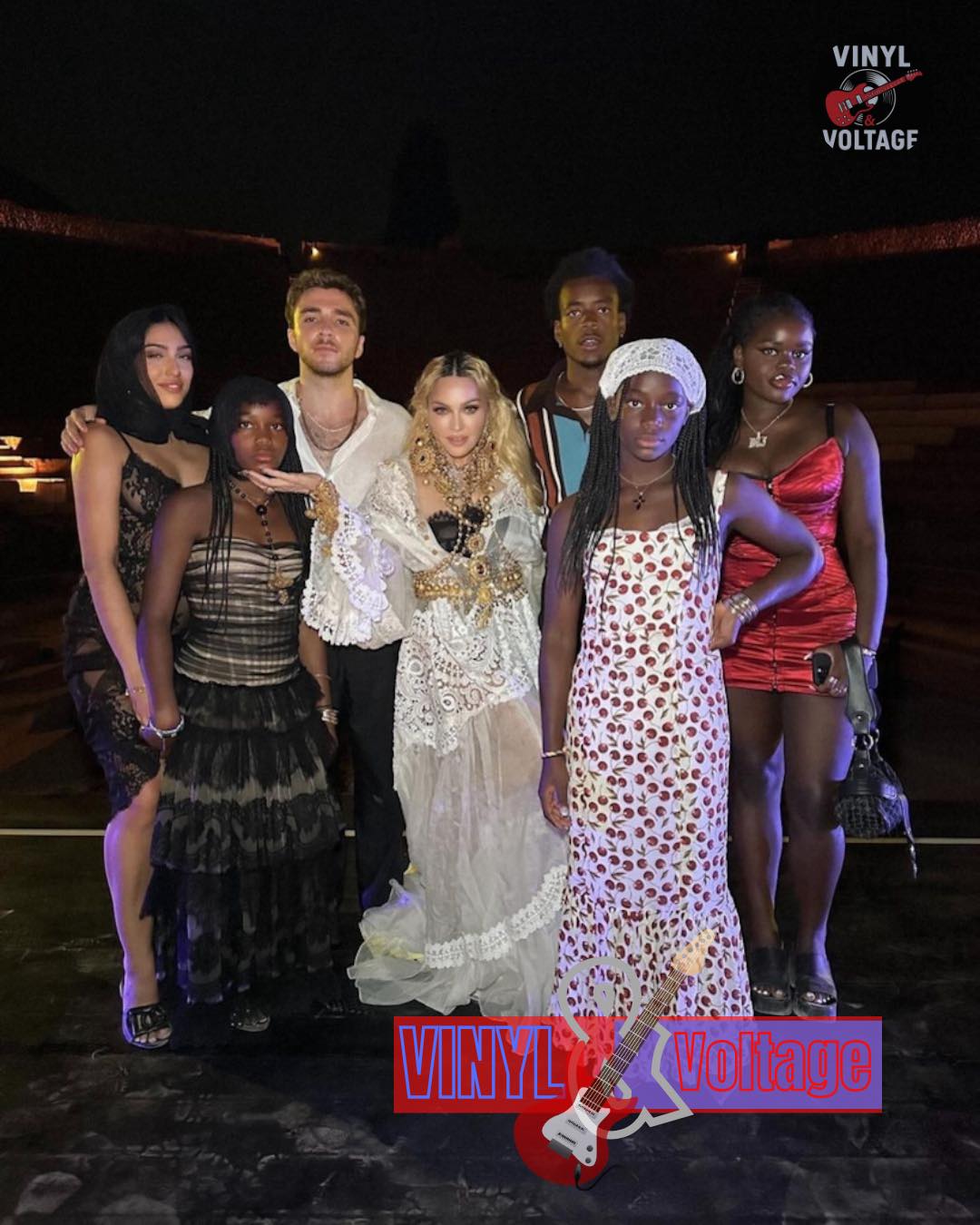 Vinyl - Madonna Celebrates Her 66th Birthday Surrounded by Family in ...